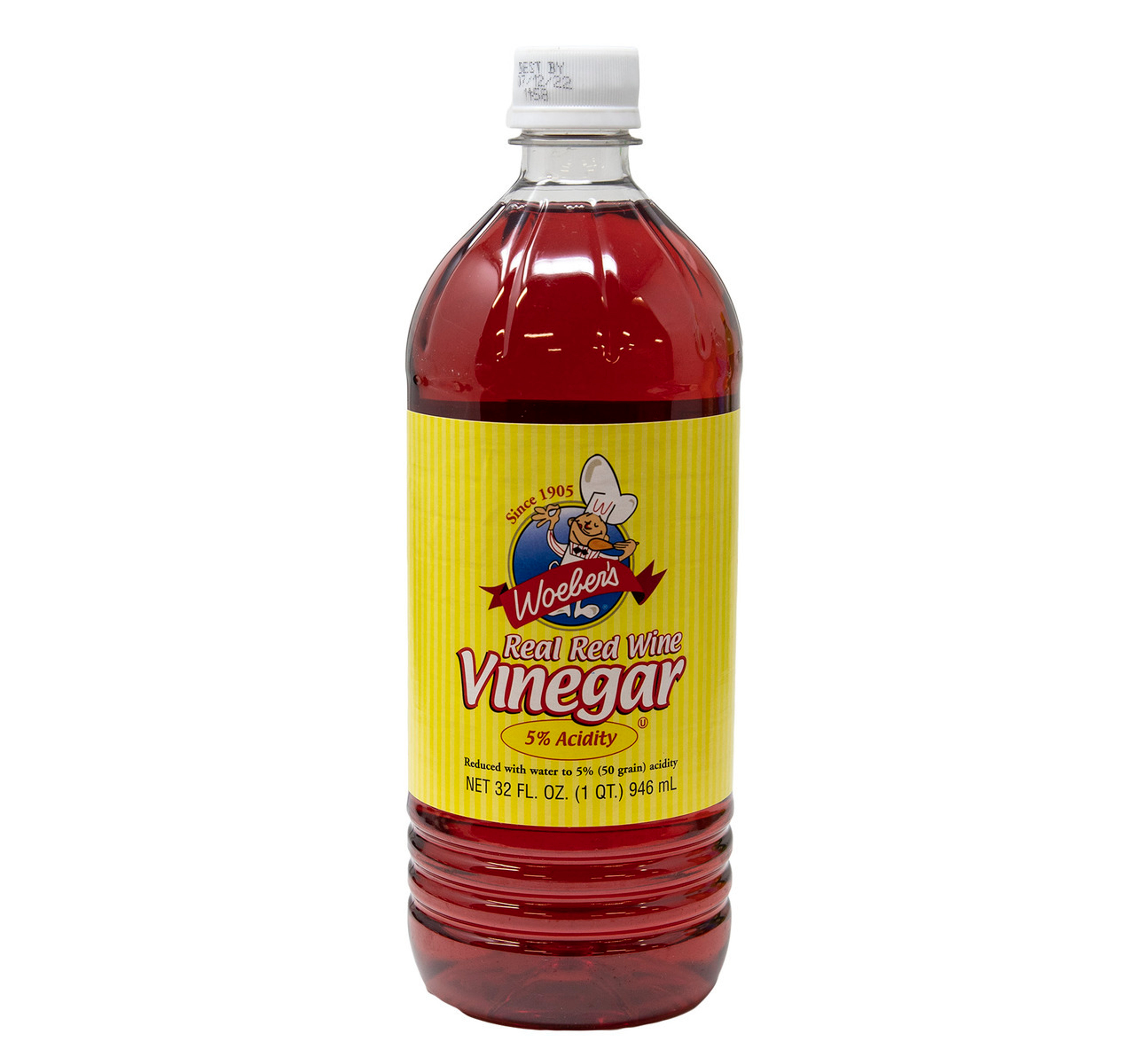 Red Wine Vinegar, 5% Acidity 12/32oz