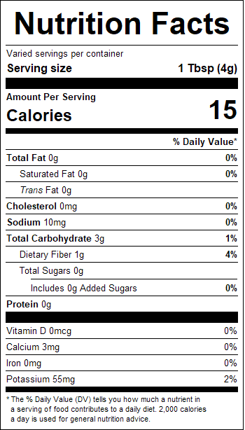 nutrition