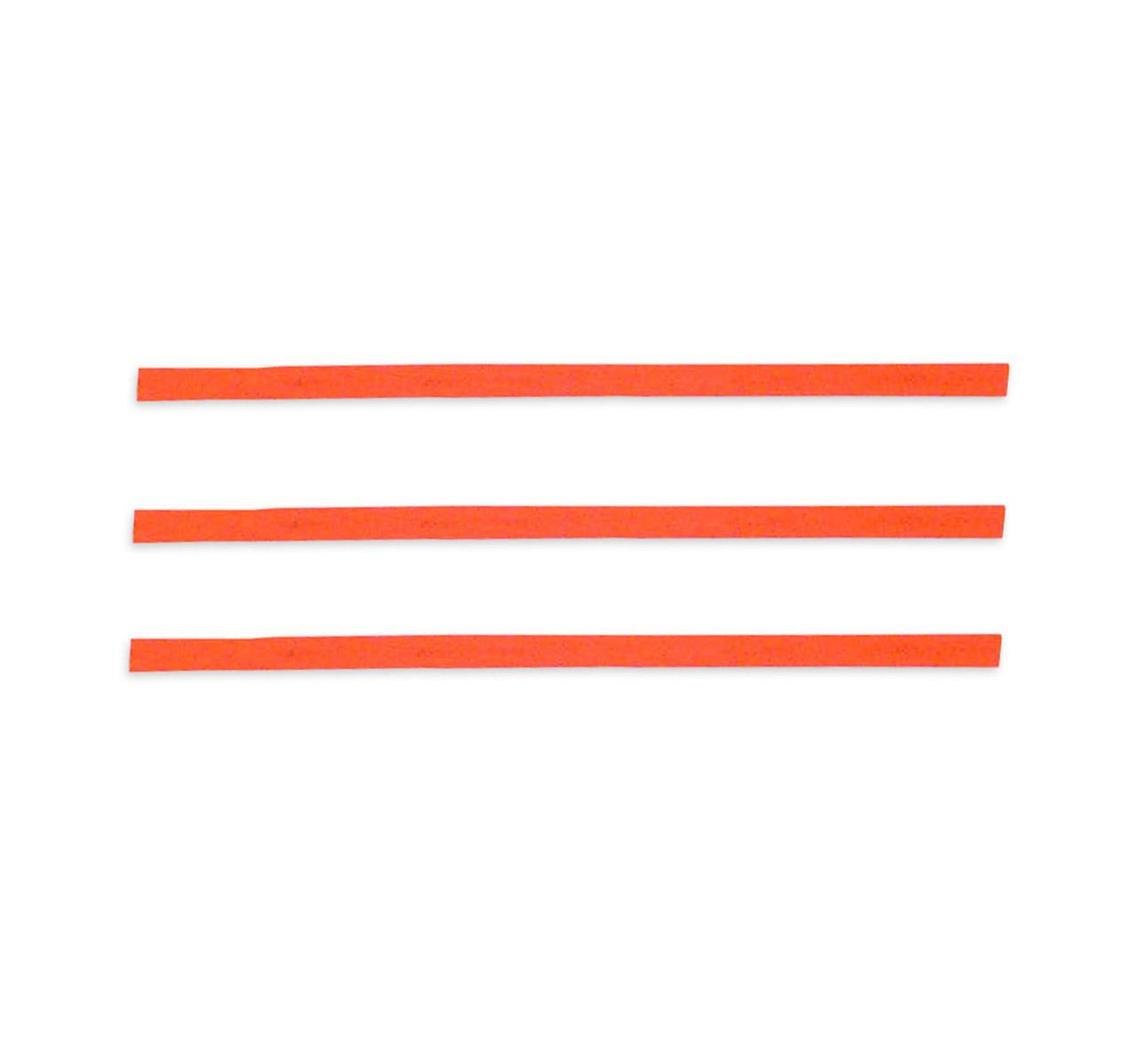 4" Orange Bag Ties 2000ct