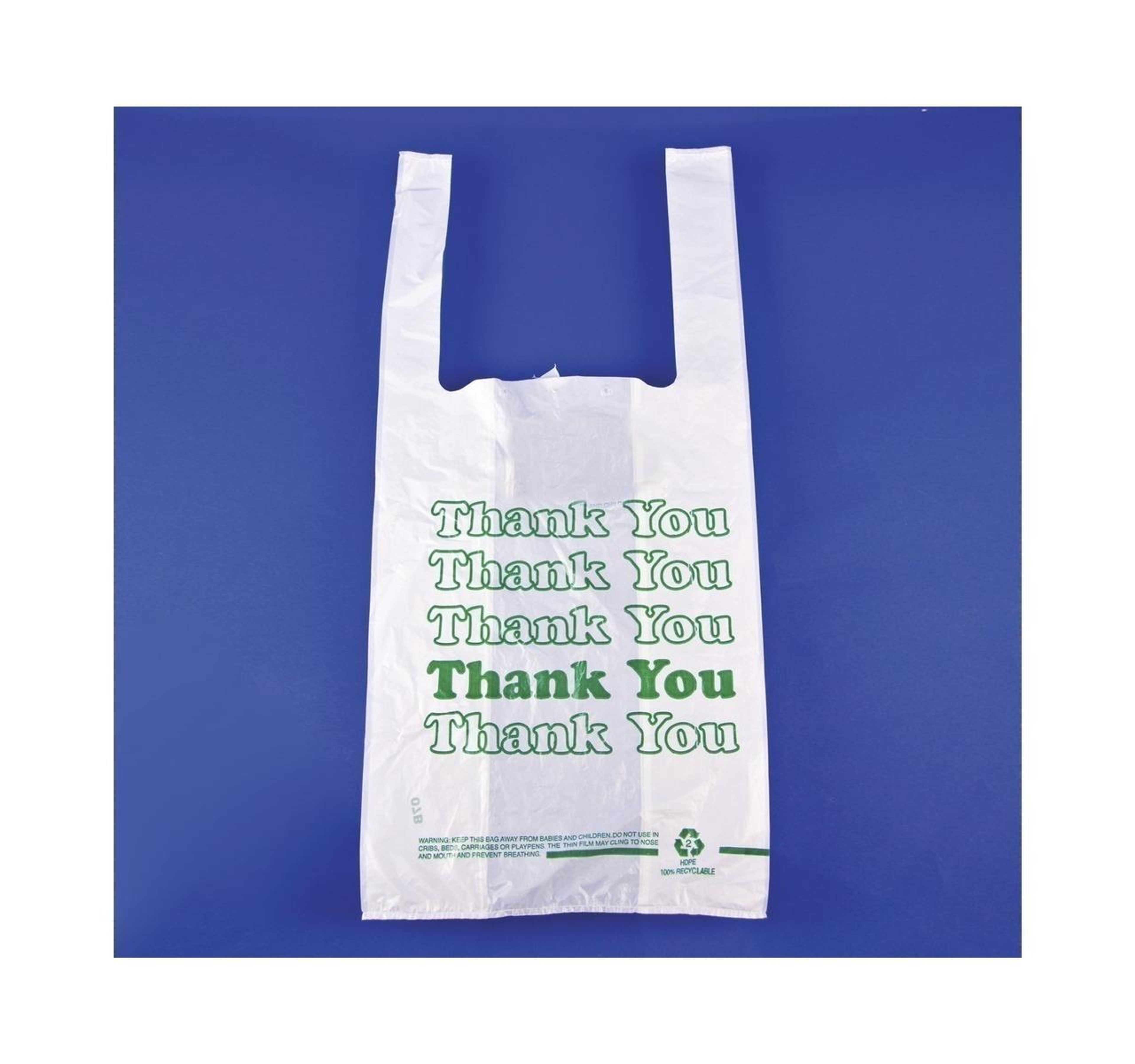 Mini "Thank You" T-Shirt Sacks 9.5x5.5x18 1000ct