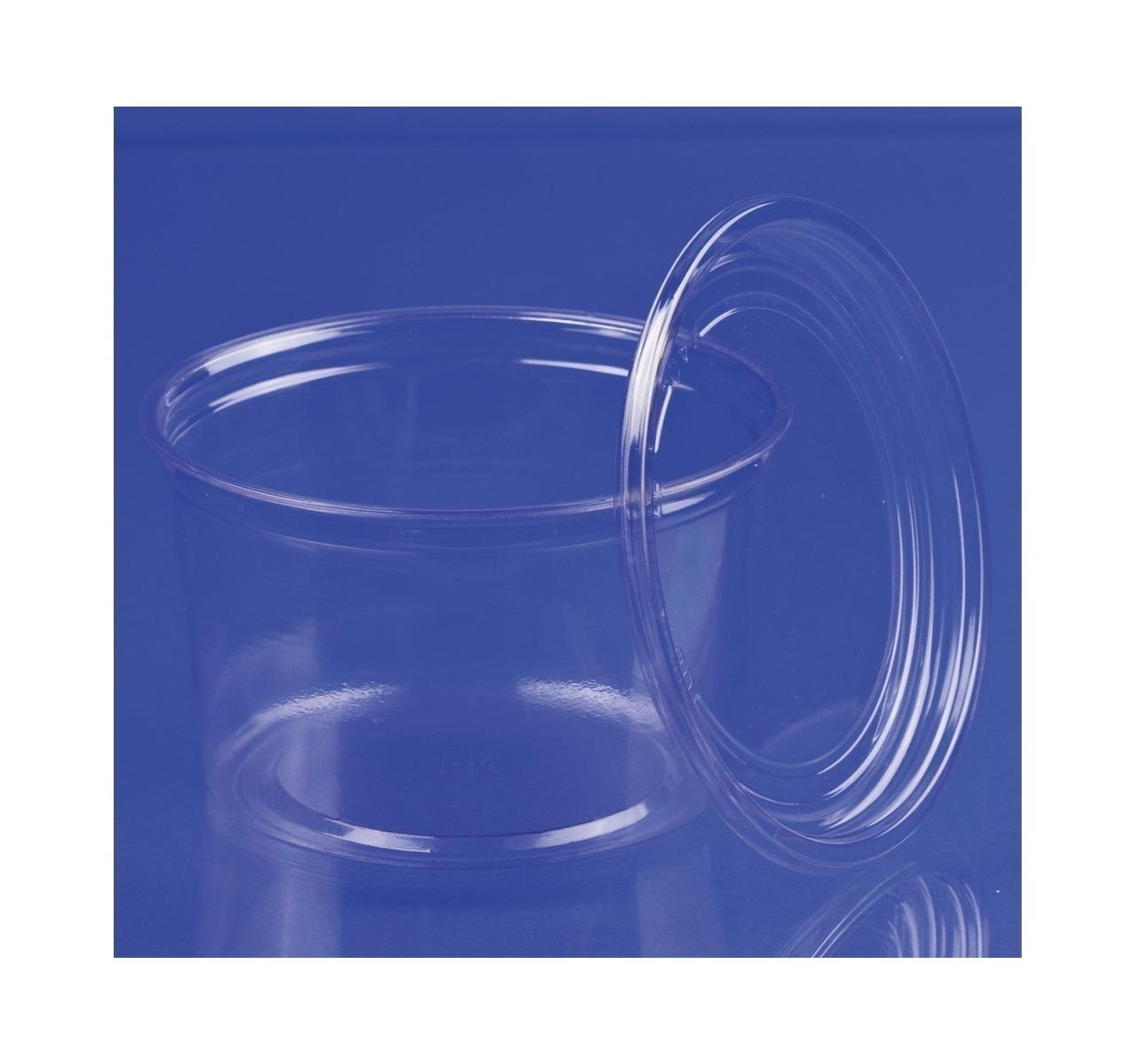 Clear (Pet) Recessed Lids 500ct