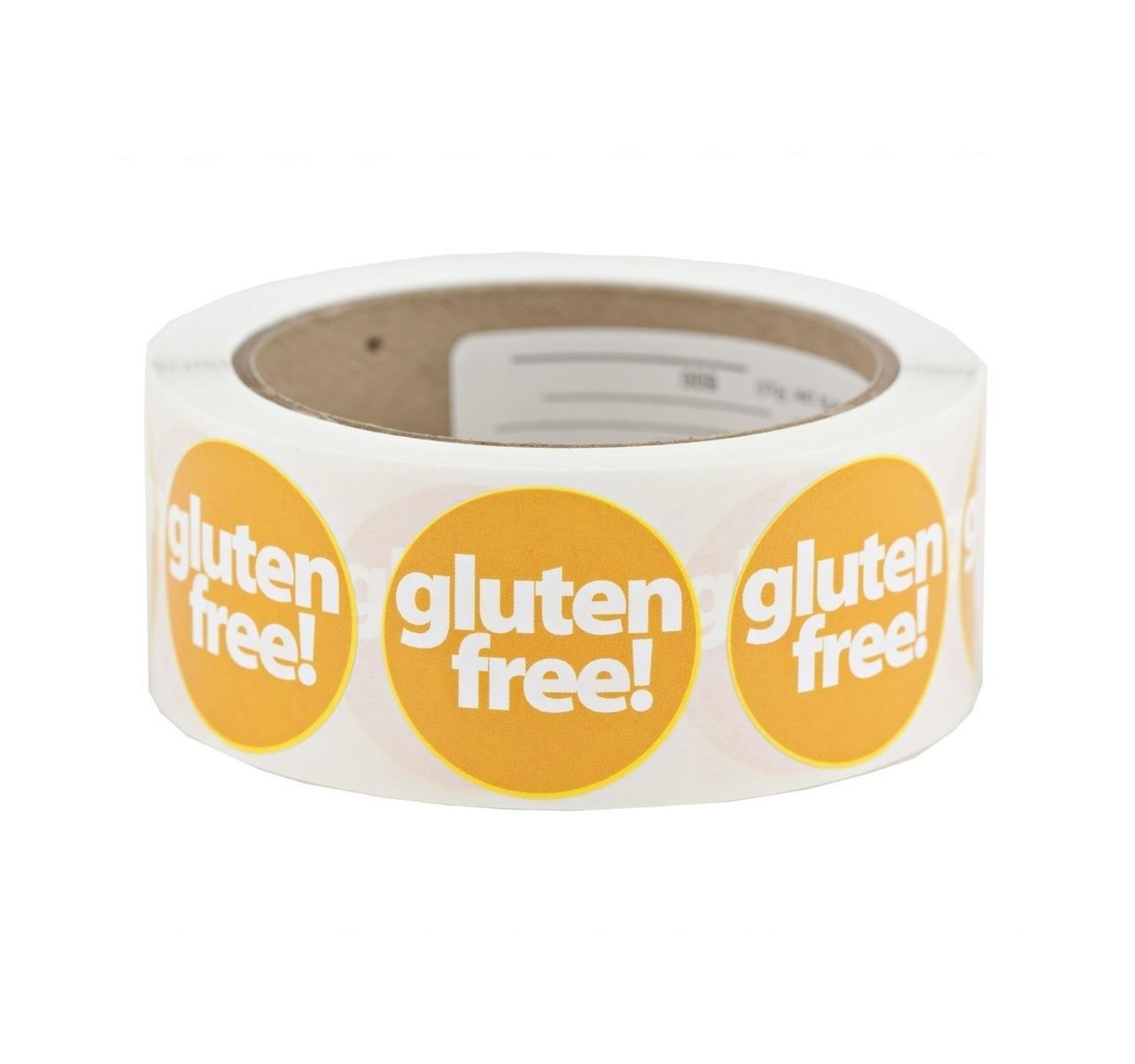 Gold "gluten free!" Labels 500ct