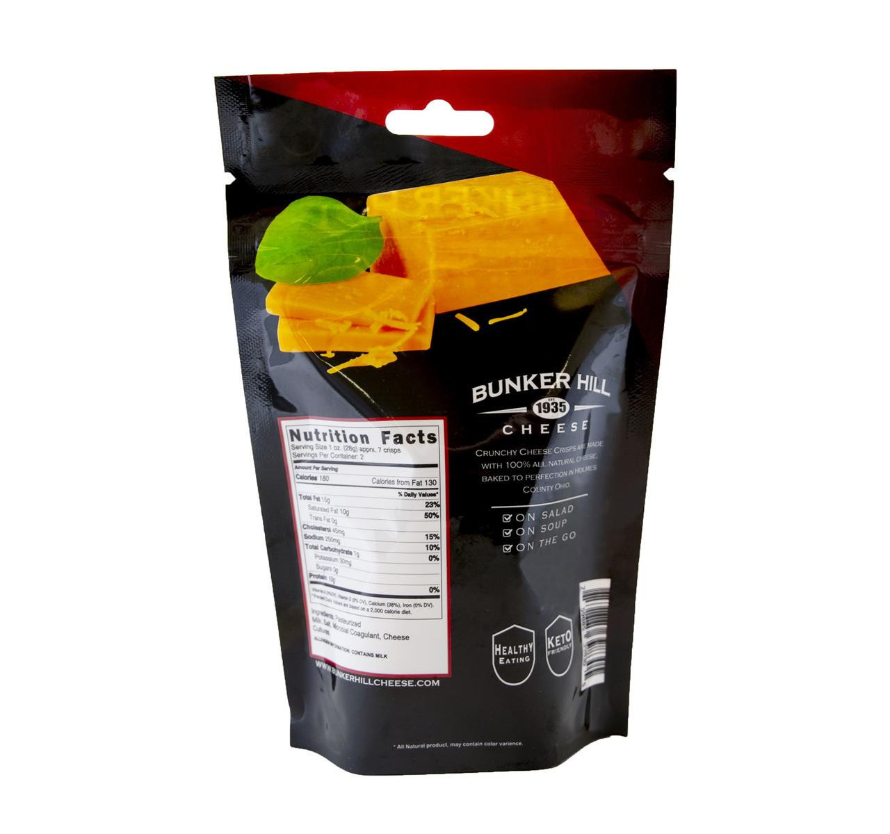 Crunchy Cheese Crisps, Cheddar 12/2oz