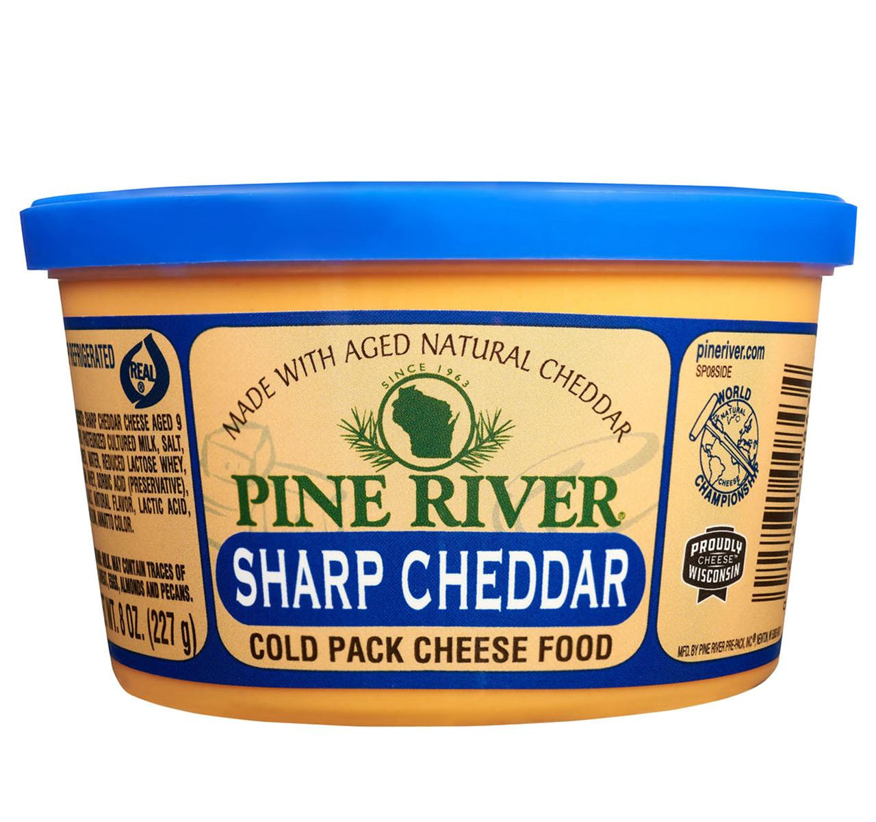 Sharp Cheddar Cold Pack Cheese Spread 12/8oz