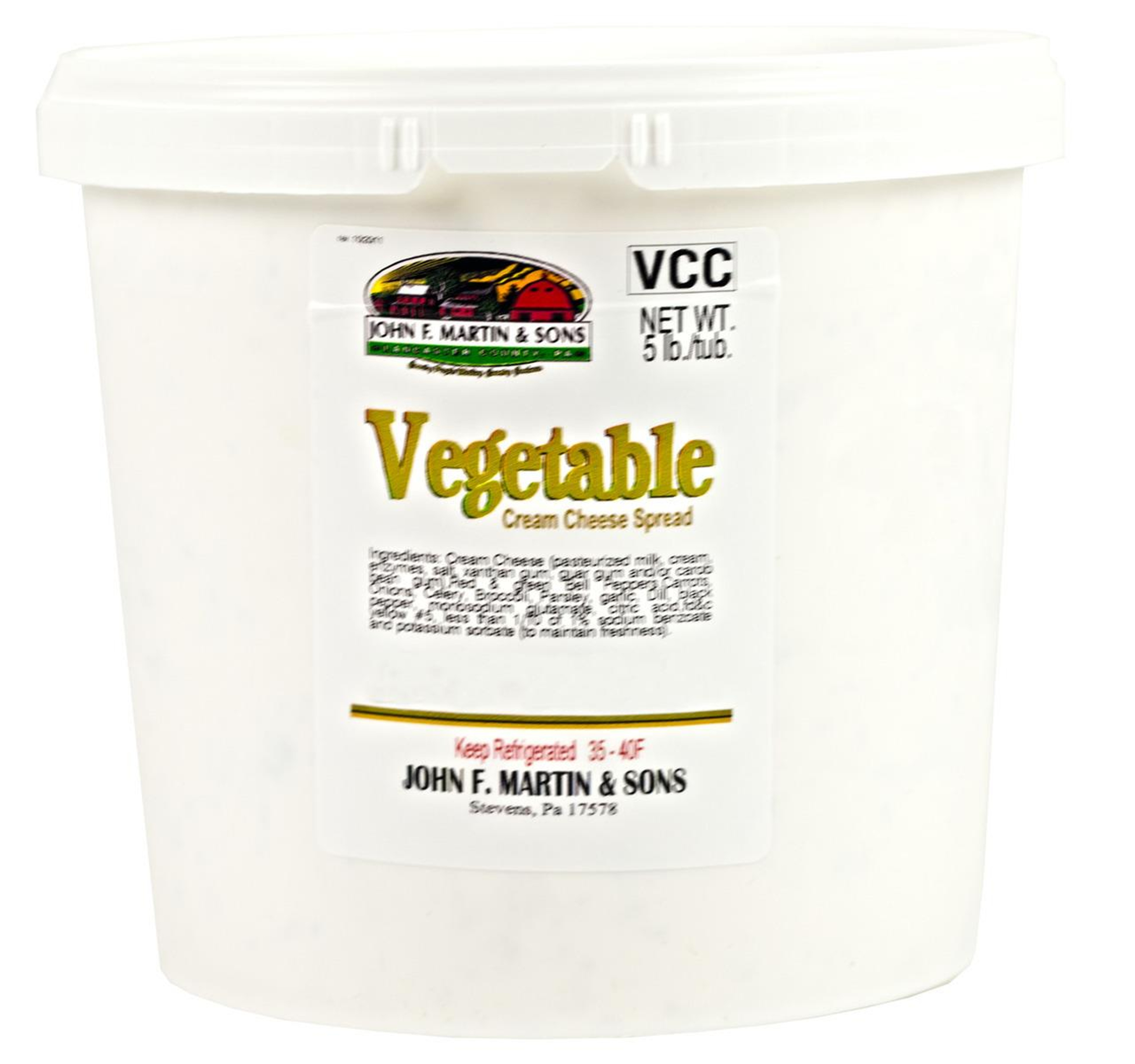 Vegetable Cream Cheese Spread 2/5lb