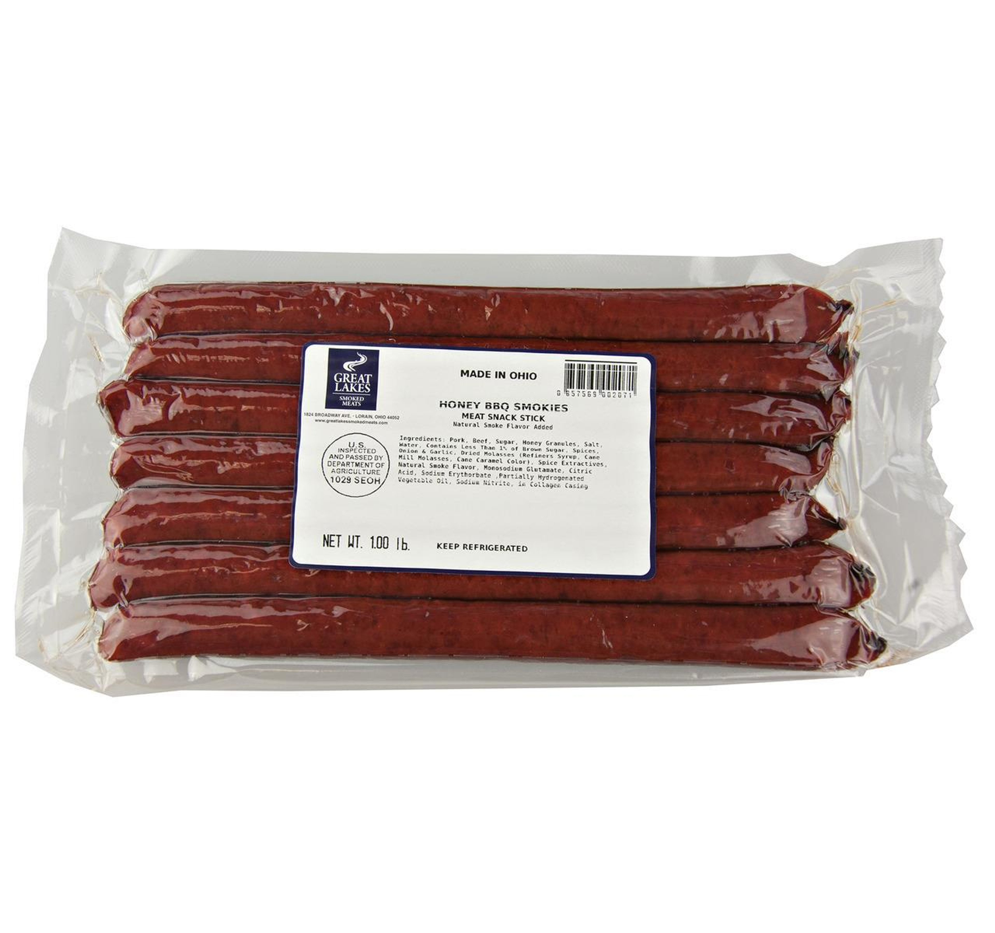 Honey BBQ Beef Sticks 15/1lb