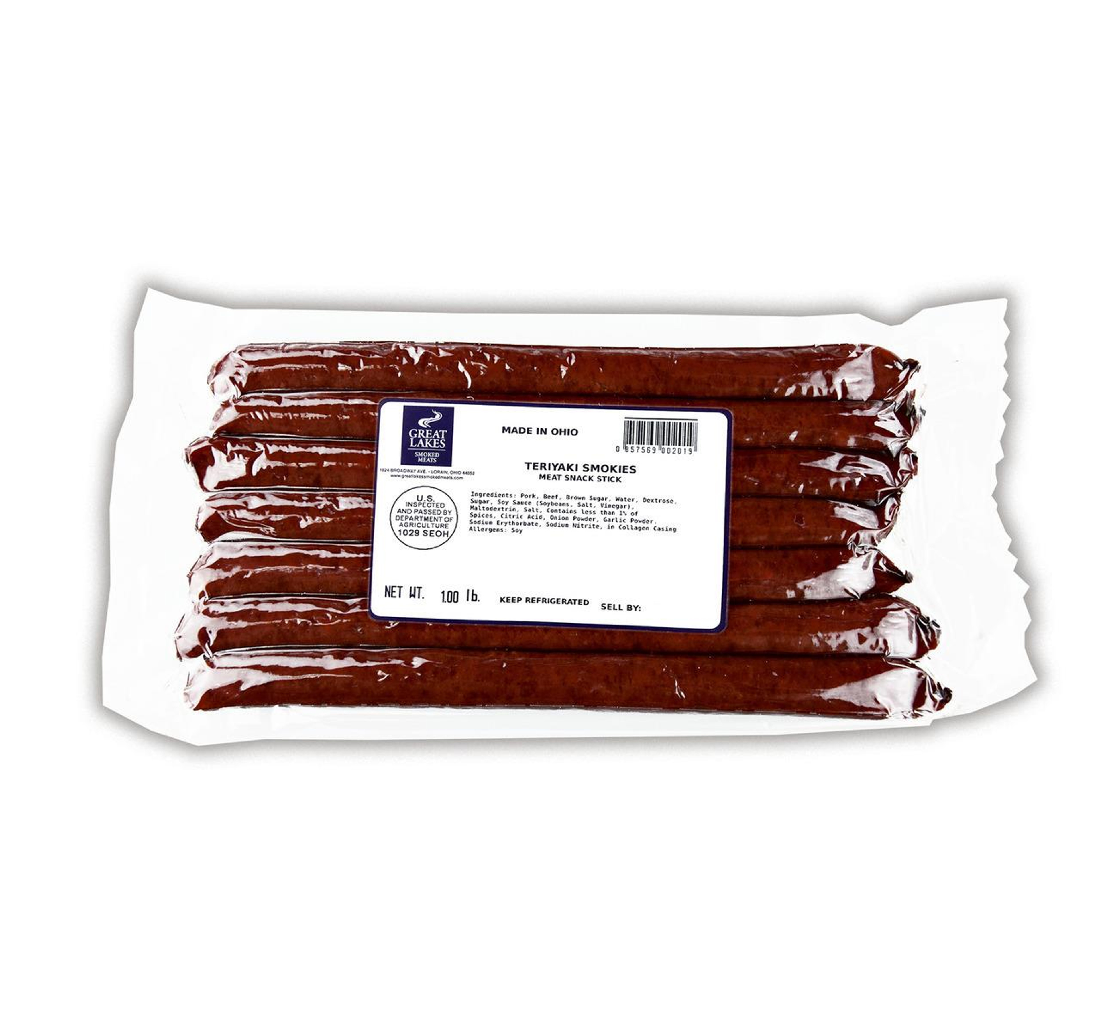 Teriyaki Beef Sticks 15/1lb