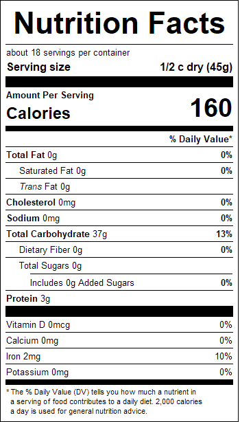 nutrition