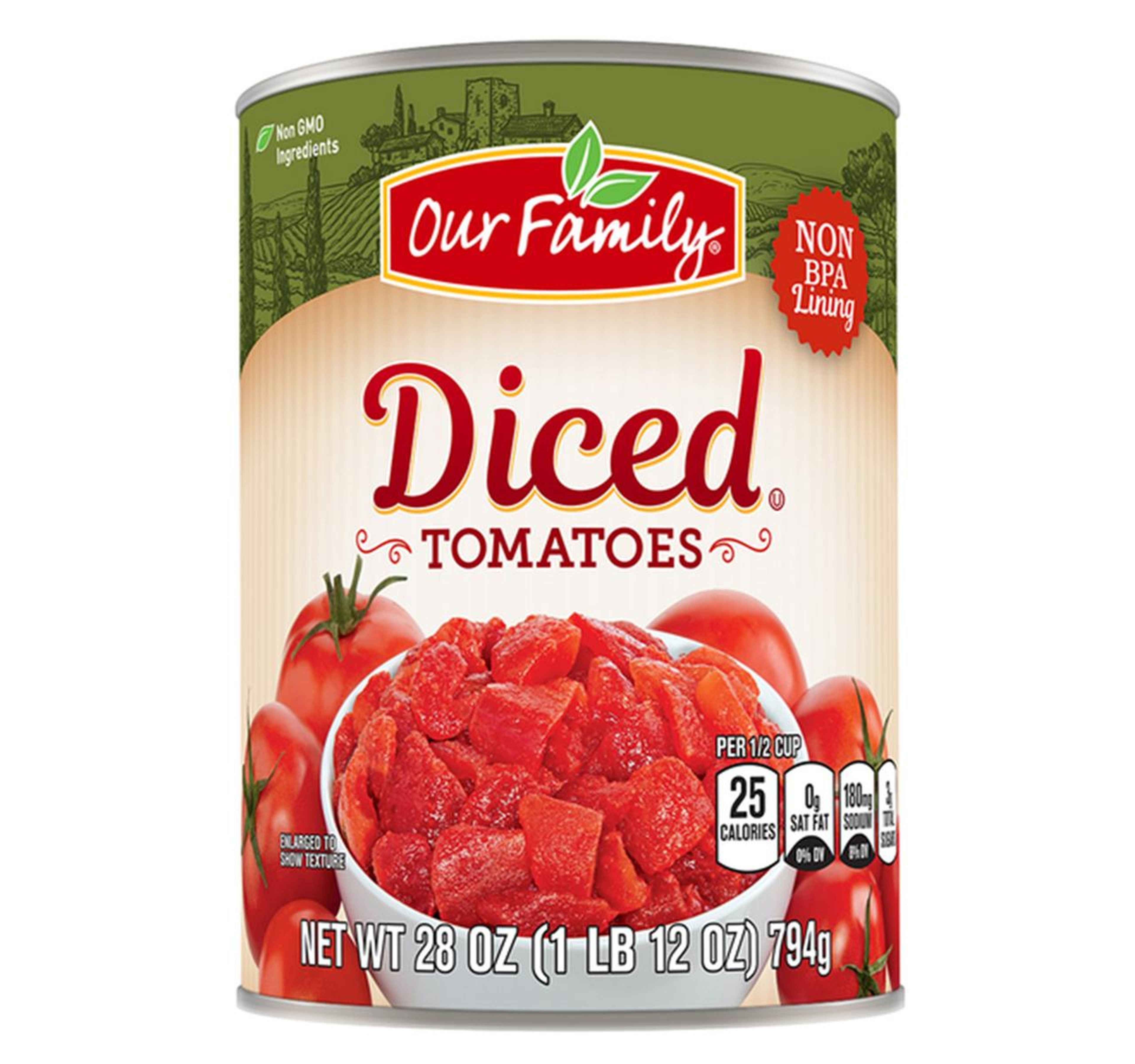 Diced Tomatoes 12/28oz