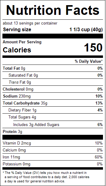 nutrition