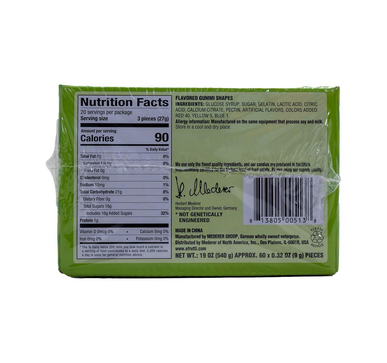 Sour Gummi Mini Burgers 60ct