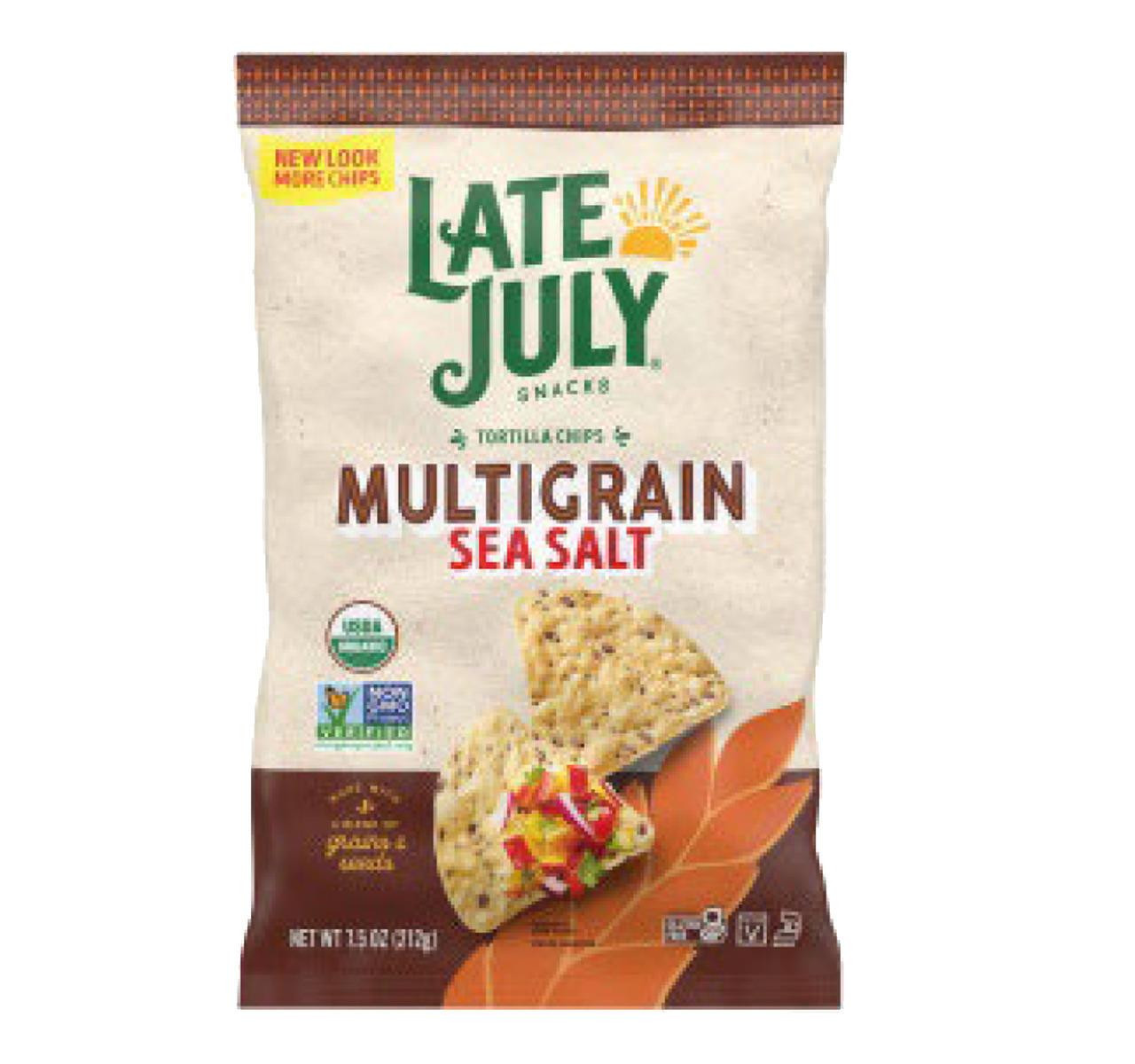 Sea Salt Multigrain Tortilla Chips Organic 12/7.5oz