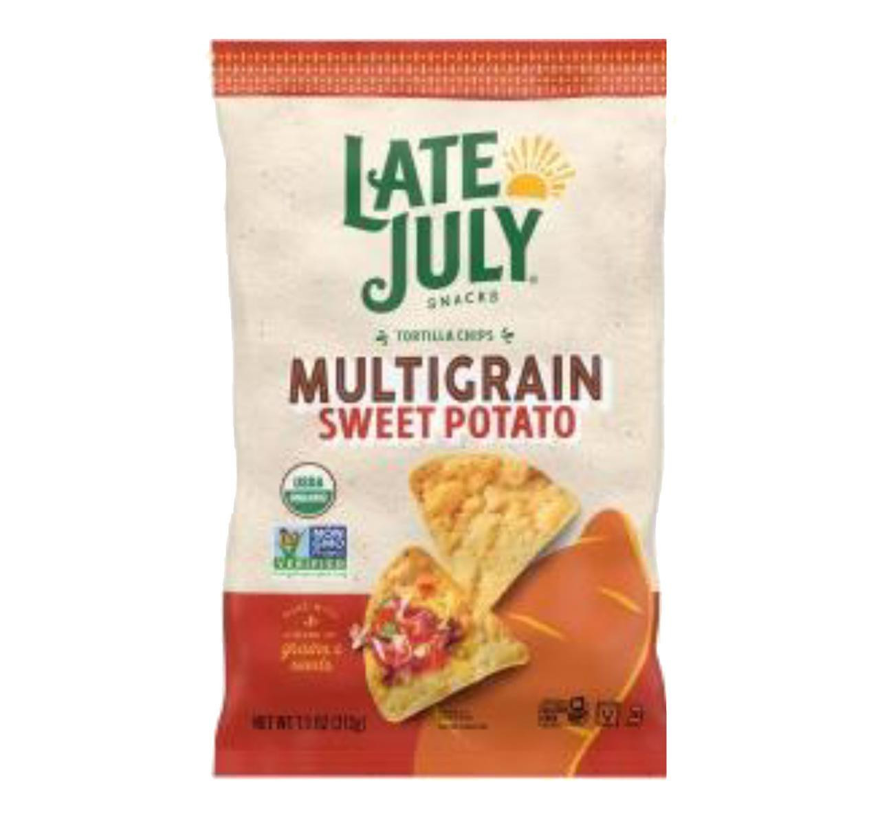 Sweet Potato Multigrain Tortilla Chips Organic 12/7.5oz