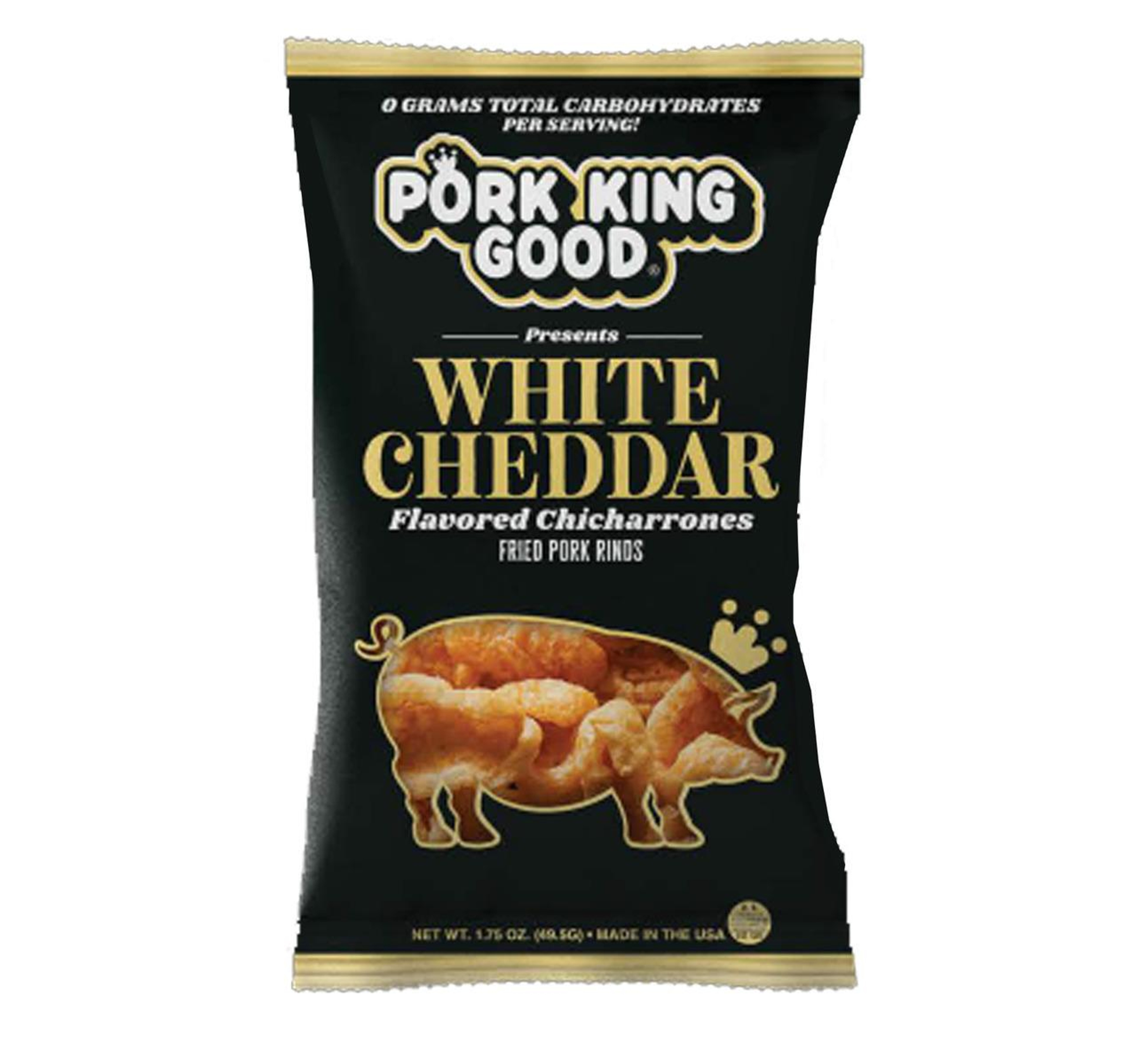 White Cheddar Flavored Pork Rinds 12/1.75oz