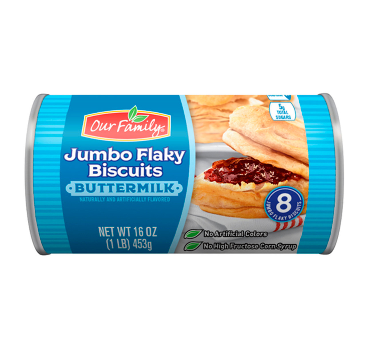 Jumbo Buttermilk Flaky Biscuits 12/8ct