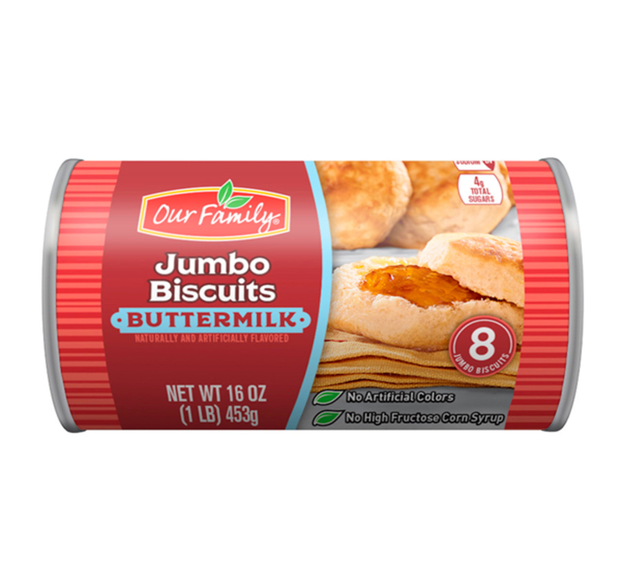 Jumbo Buttermilk Biscuits 12/8ct