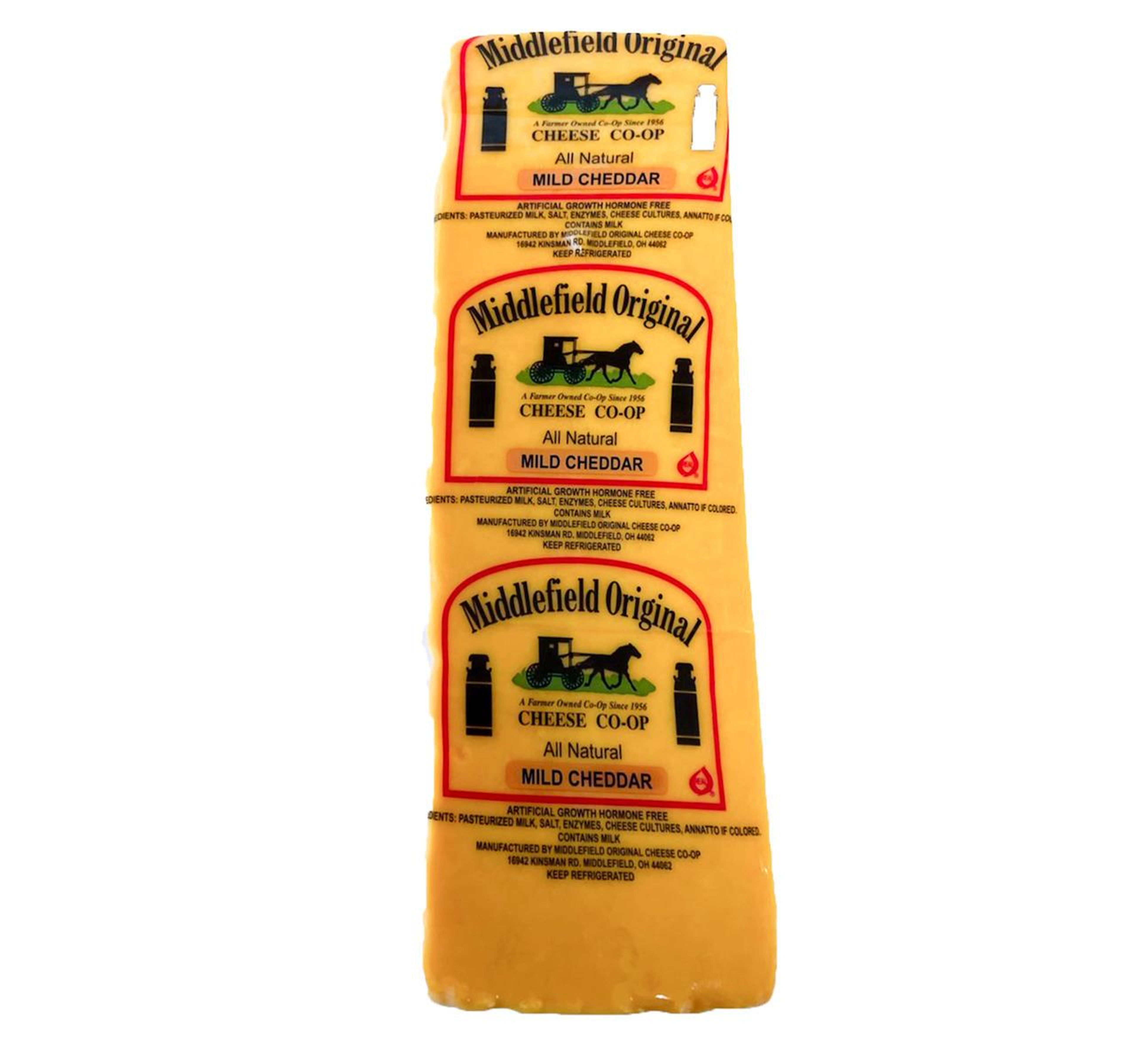 Mild Yellow Cheddar 2/5lb