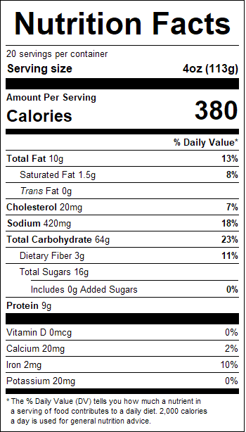 nutrition
