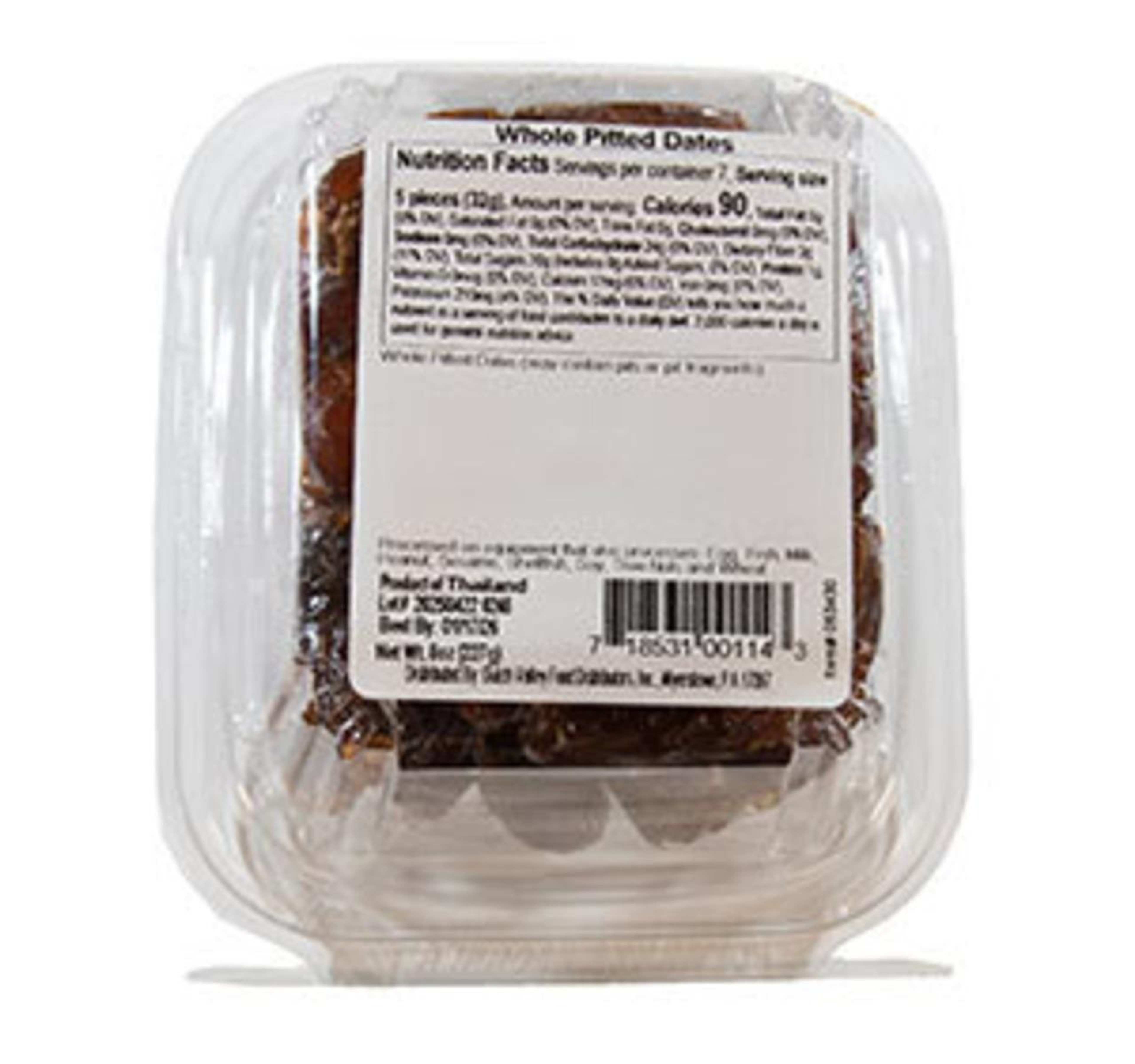 Whole Pitted Dates 12/8oz