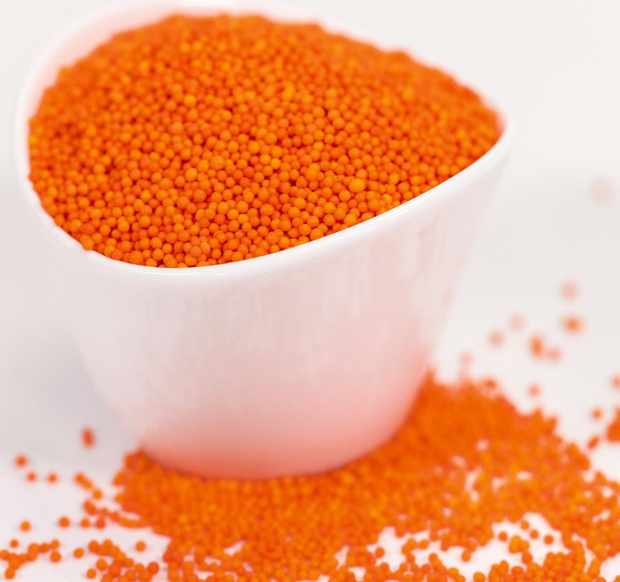 Orange Nonpareils 25lb