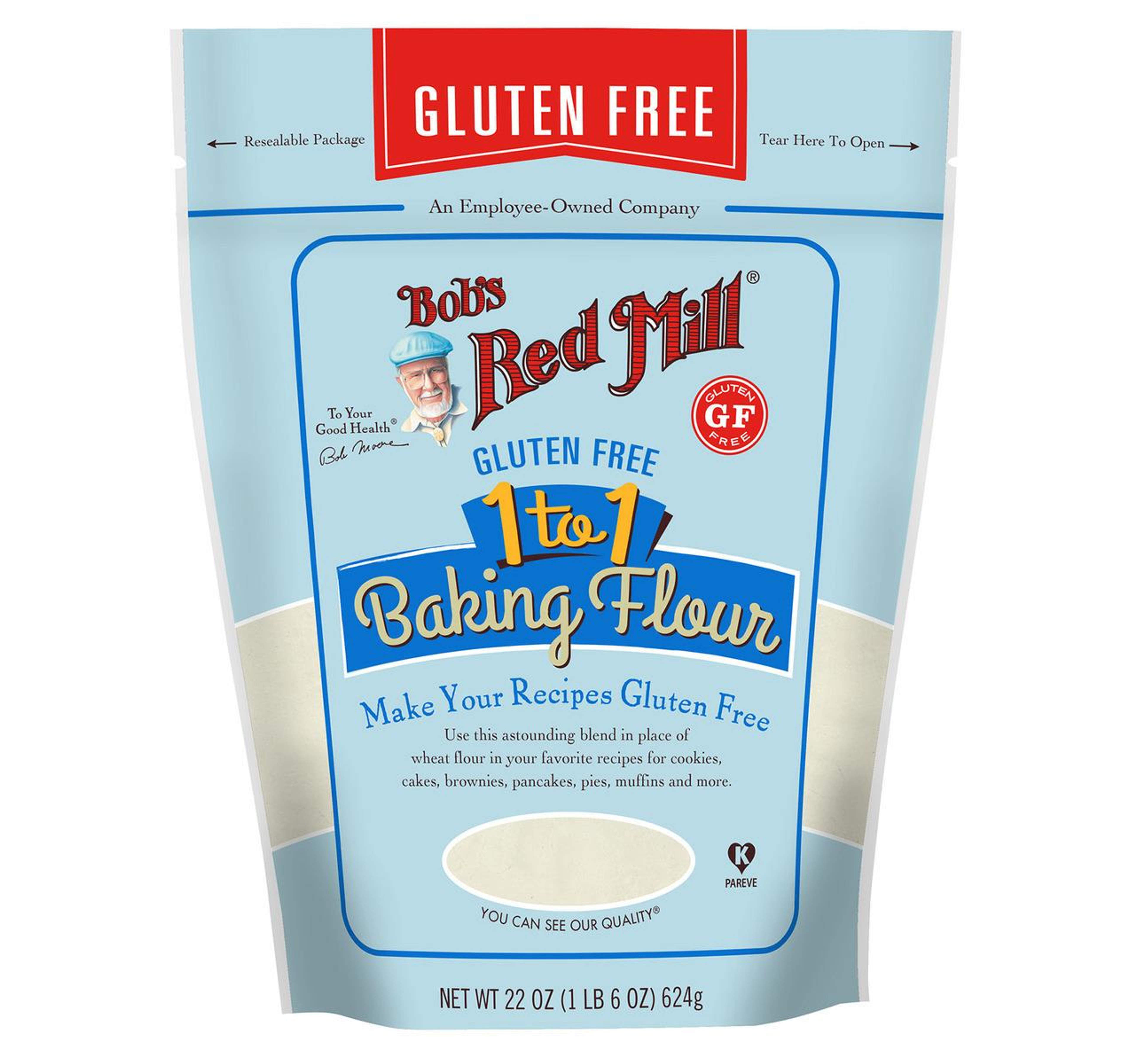 Gluten Free 1 to 1 Baking Flour 4/22oz