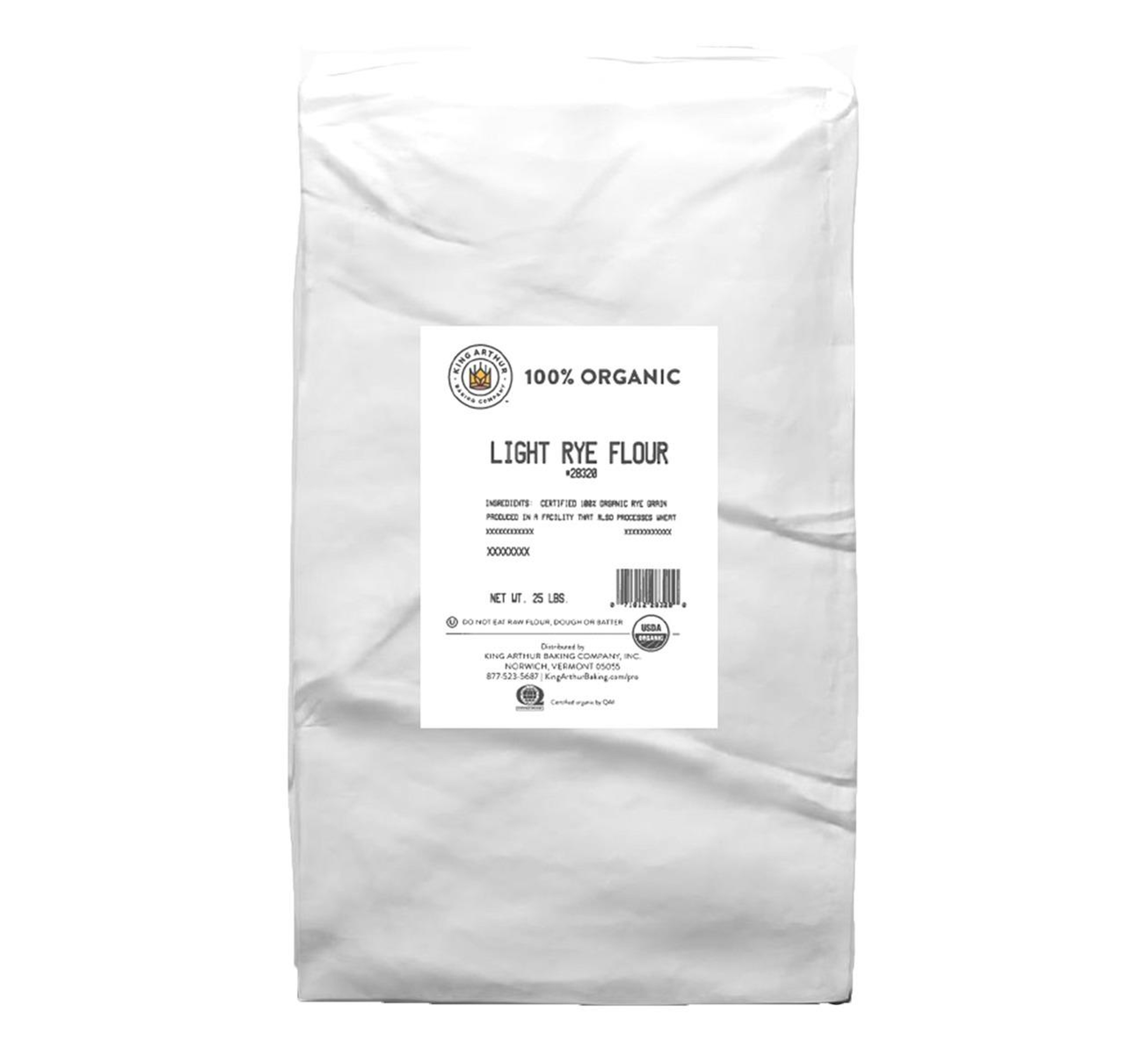 Organic Light Rye Flour 25lb