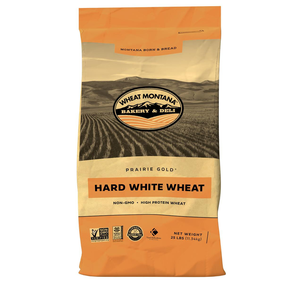 Prairie Gold Hard White Wheat Kernels 25lb