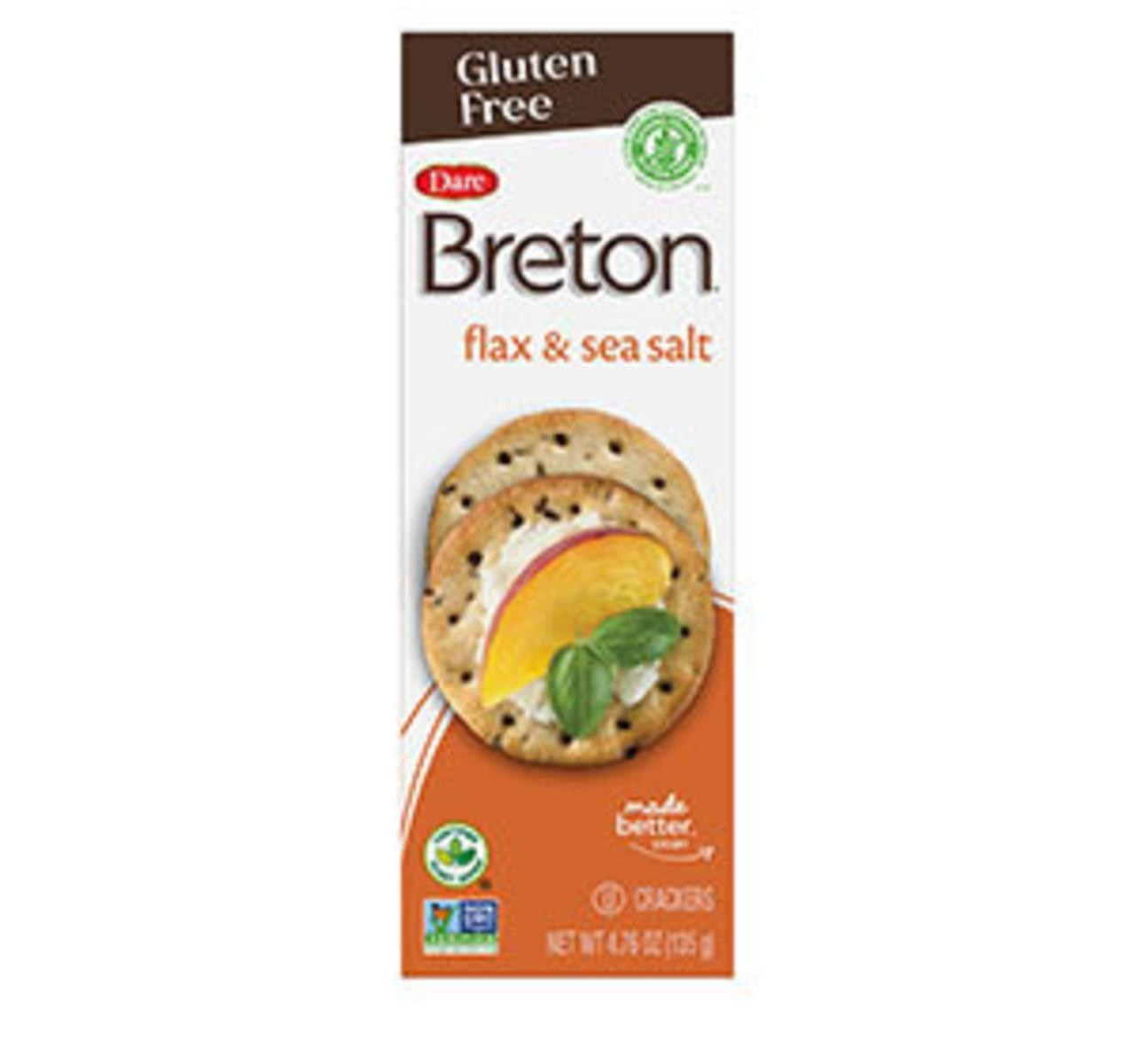 Gluten Free Flax & Sea Salt Crackers 6/4.76oz