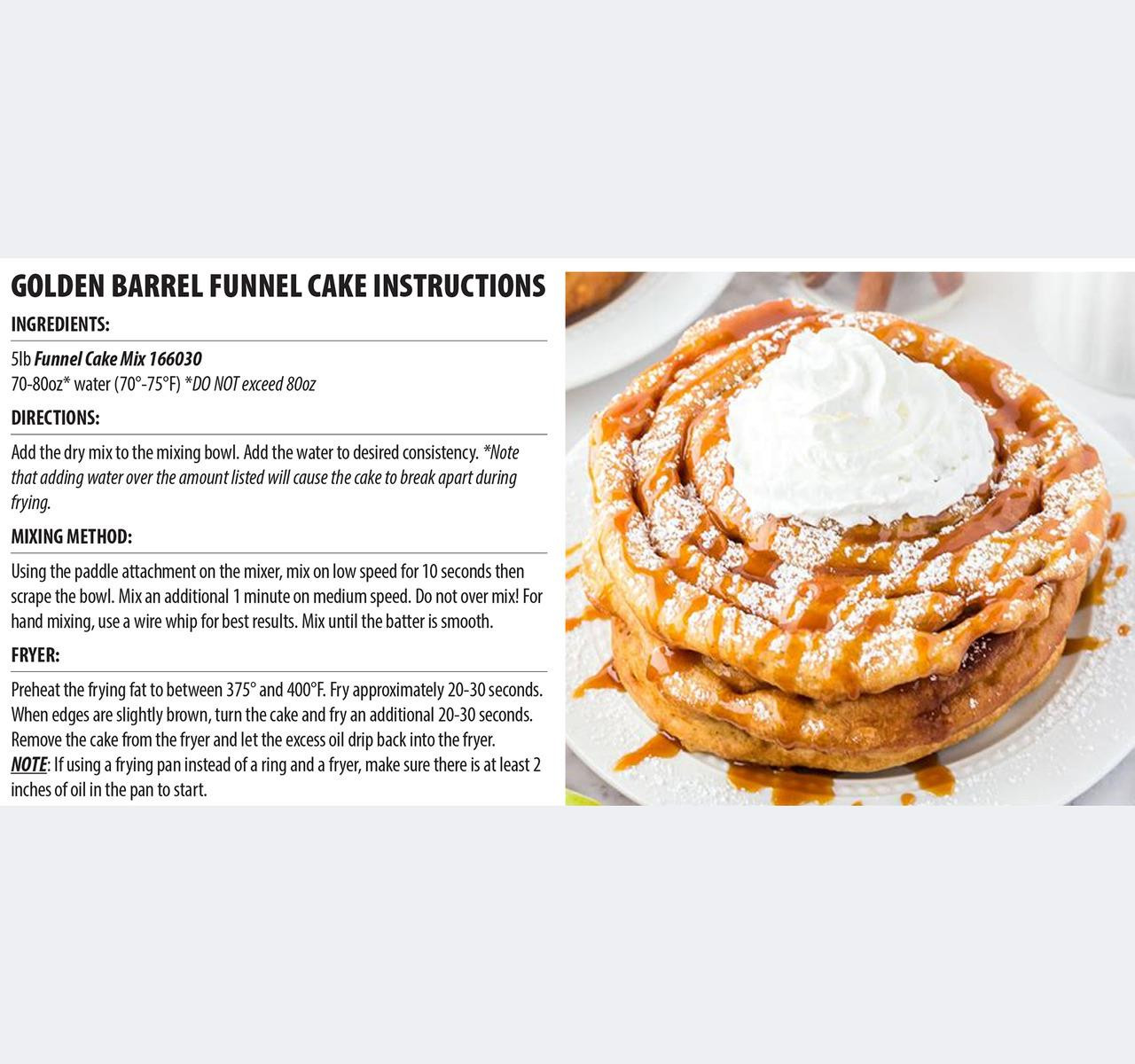 Funnel Cake Mix 6/5lb