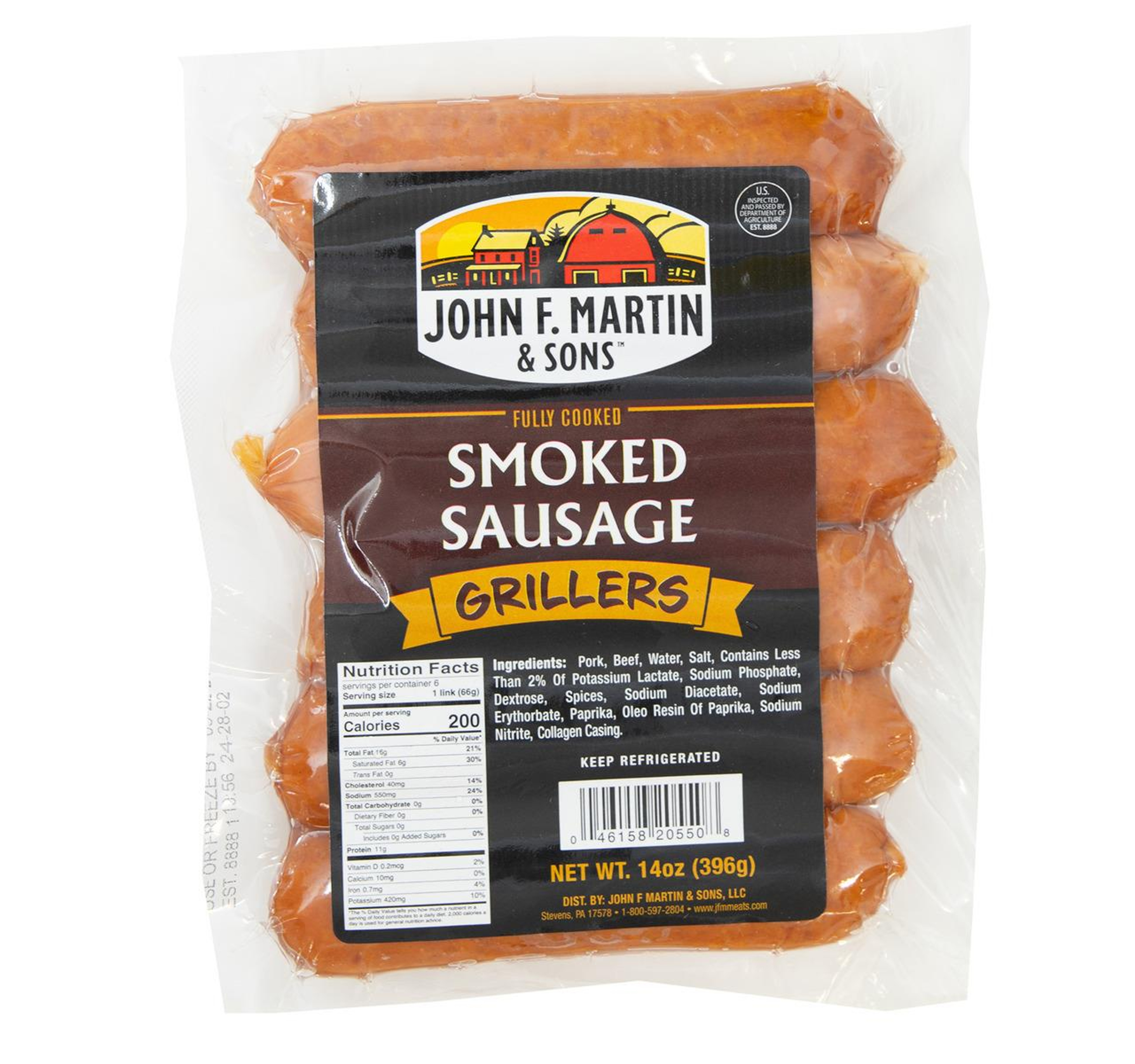 Smoked Sausage Grillers 12/14oz