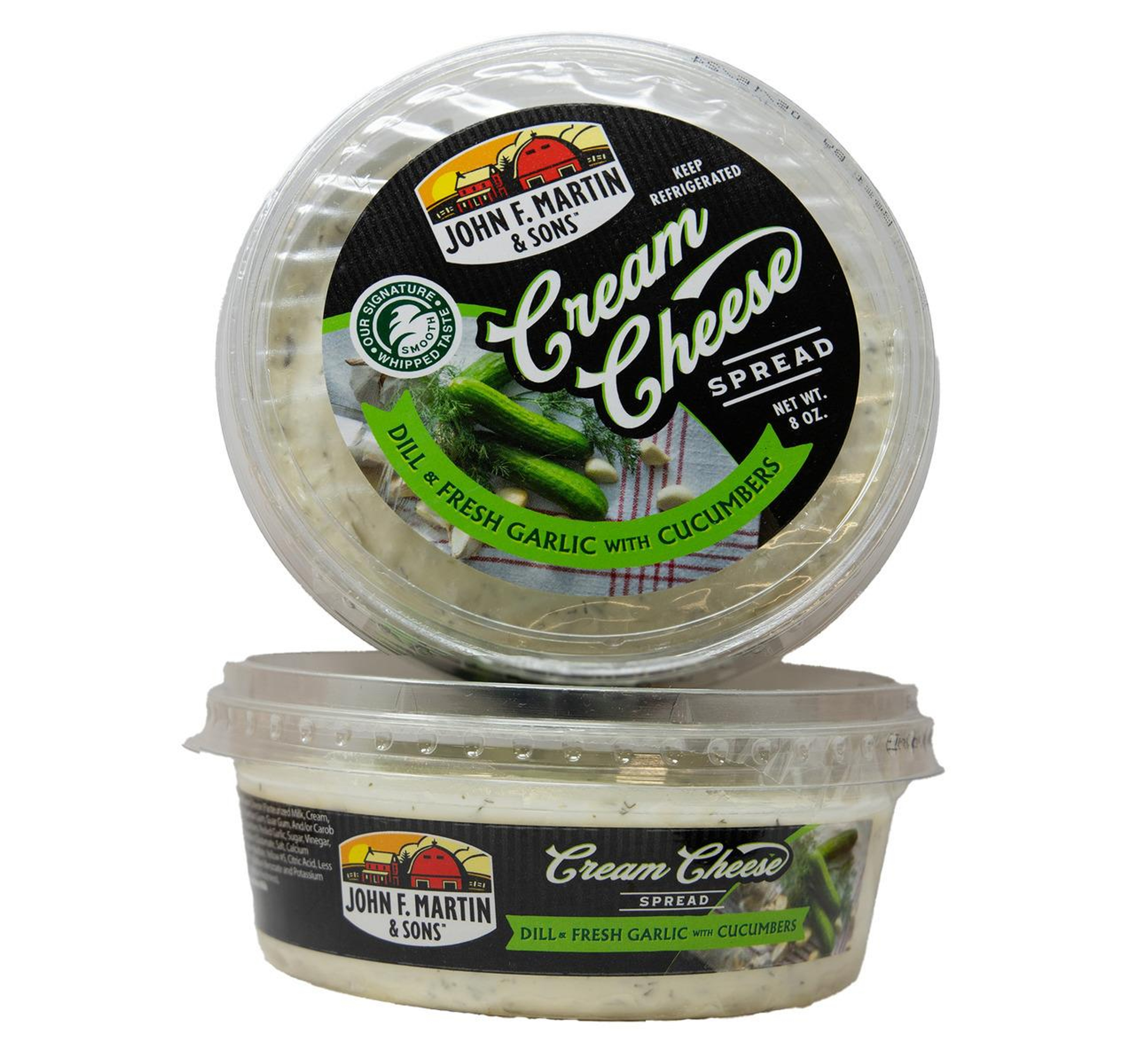 Dill & Fresh Garlic with Cucumbers Cream Cheese Spread 12/7oz