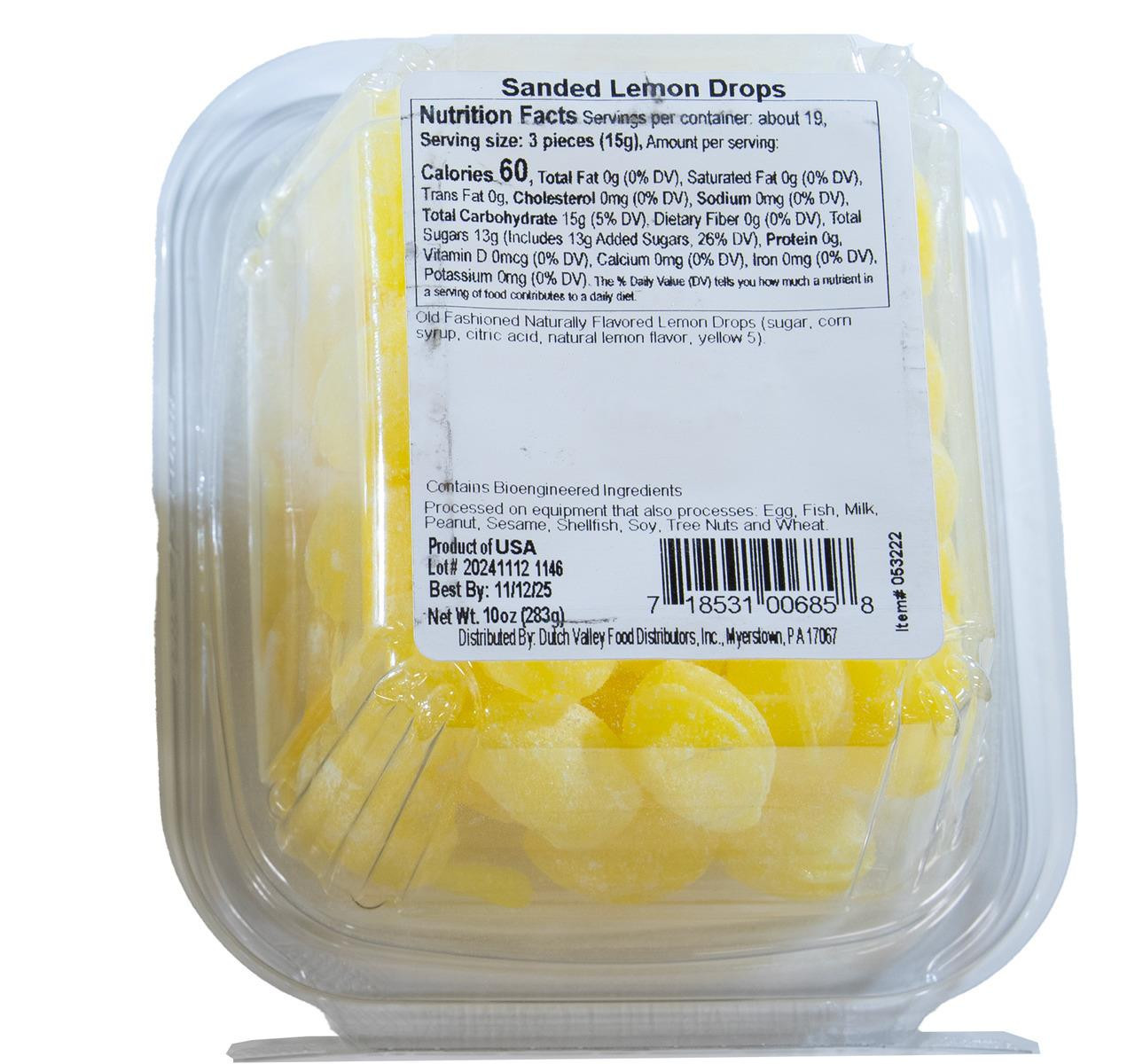 Sanded Lemon Drops 12/10oz