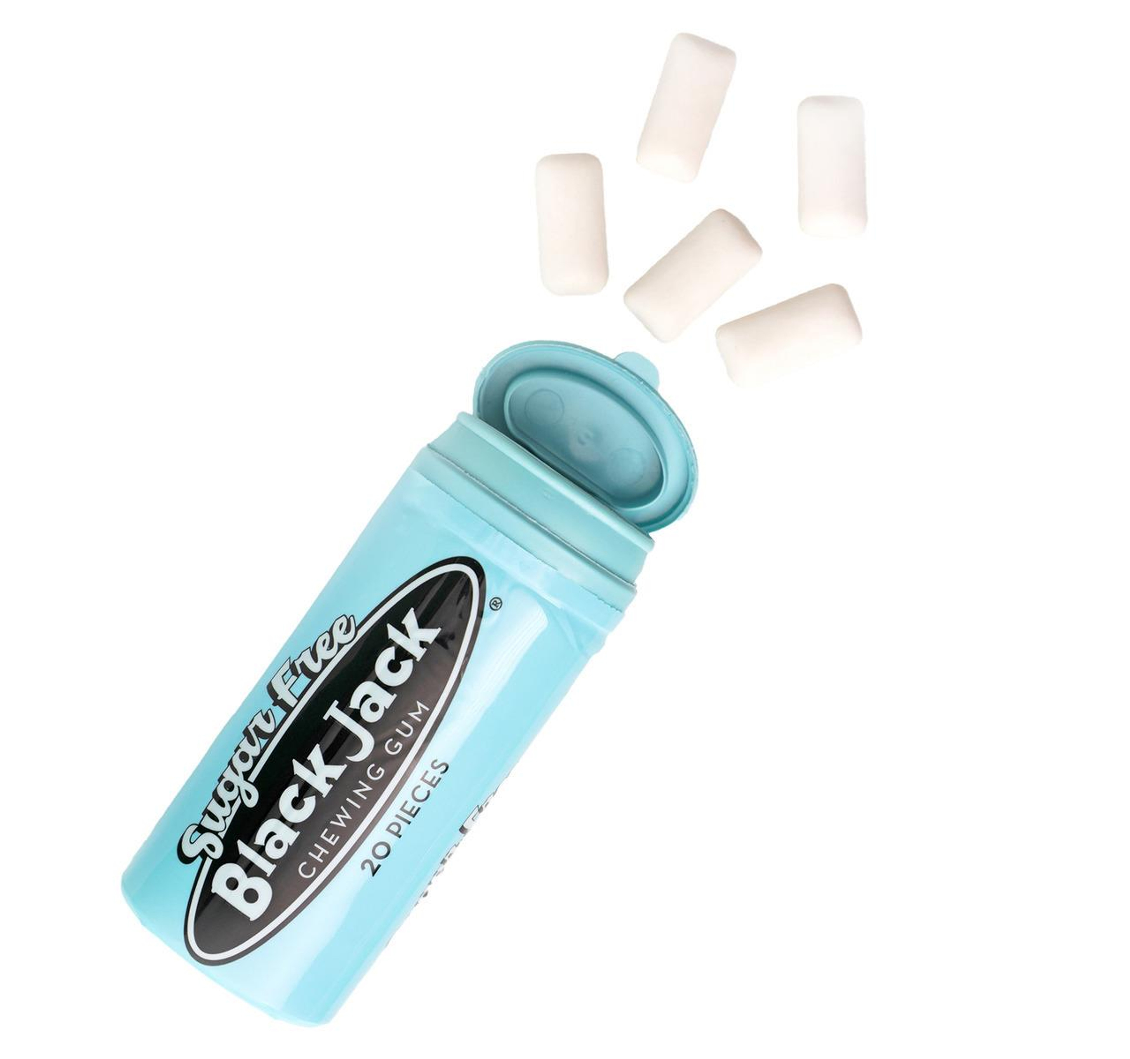 Black Jack Sugar Free Gum Tubes 12ct