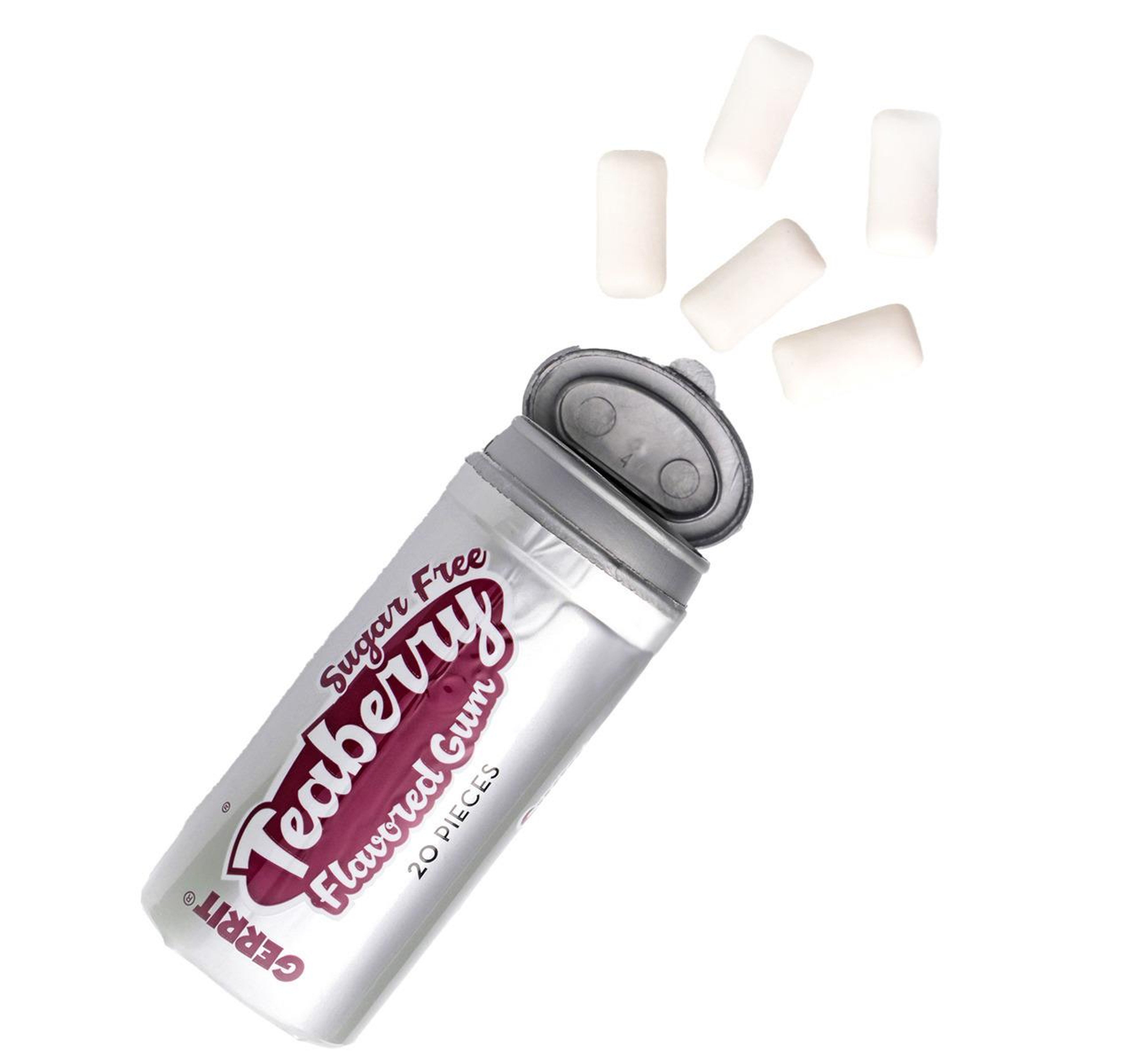 Teaberry Sugar Free Gum Tubes 12ct