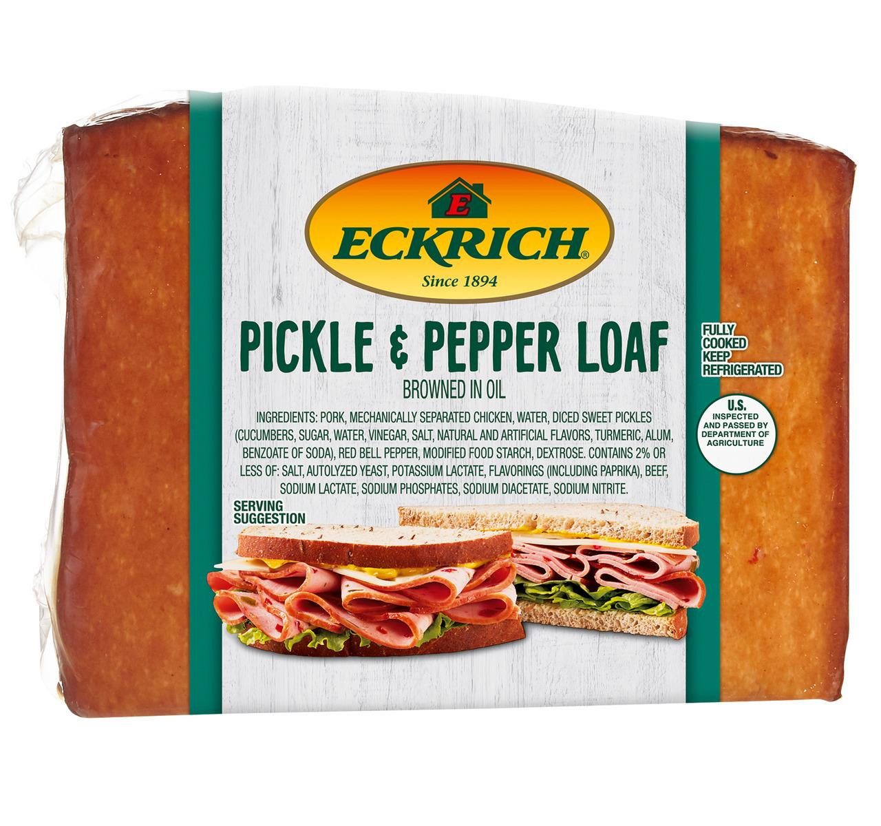 Pickle and Pepper Loaf 3/3.345lb