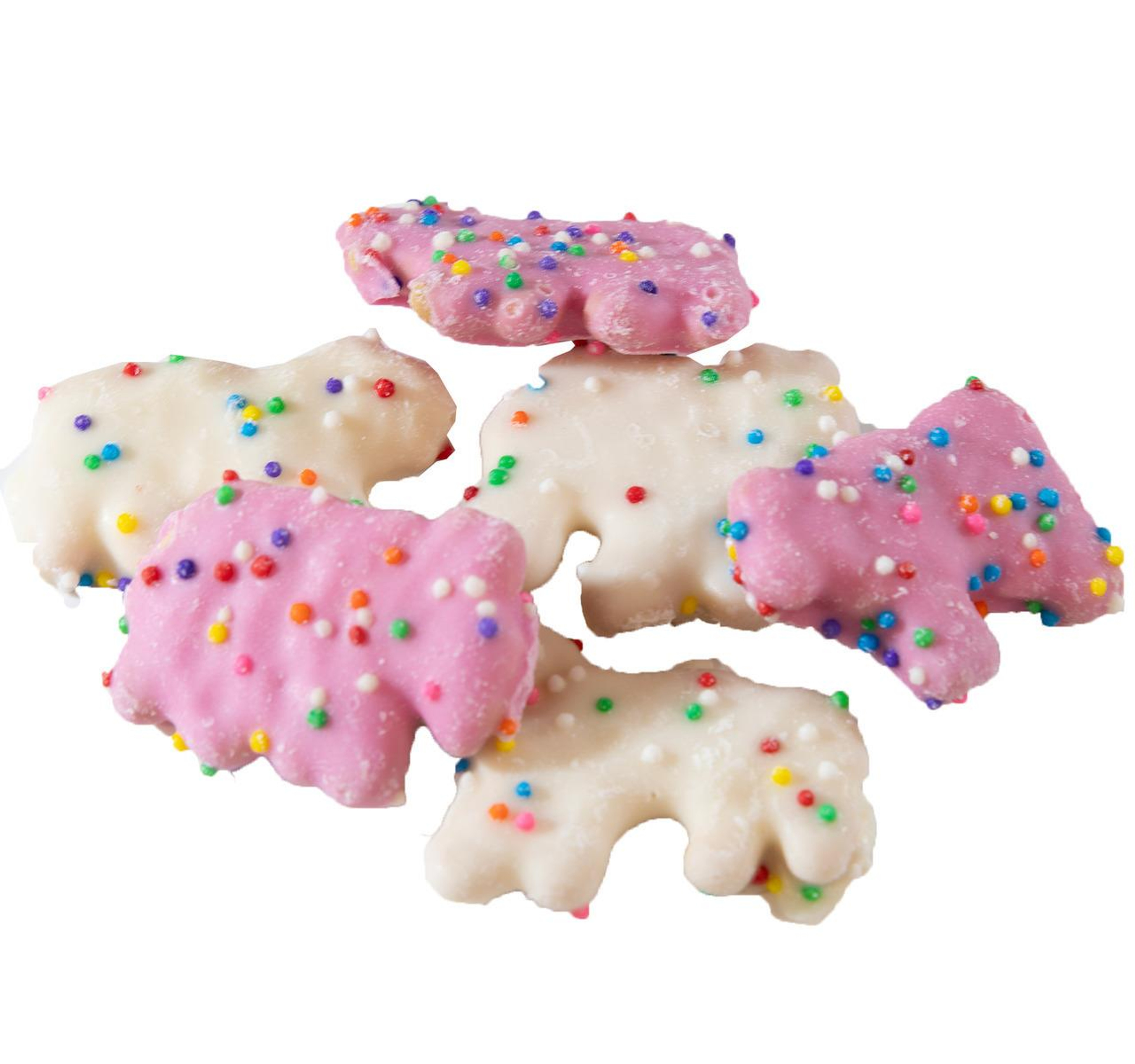 Pink & White Yogurt Celebration Animal Crackers 9lb