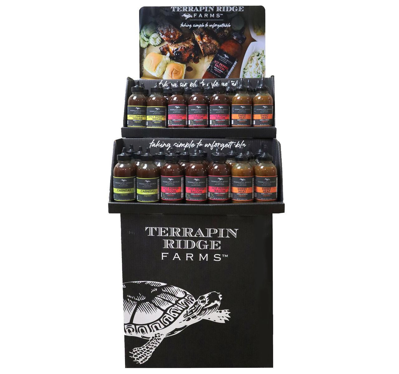 36ct Terrapin Ridge Farms Grill & Wing Shipper 1ct