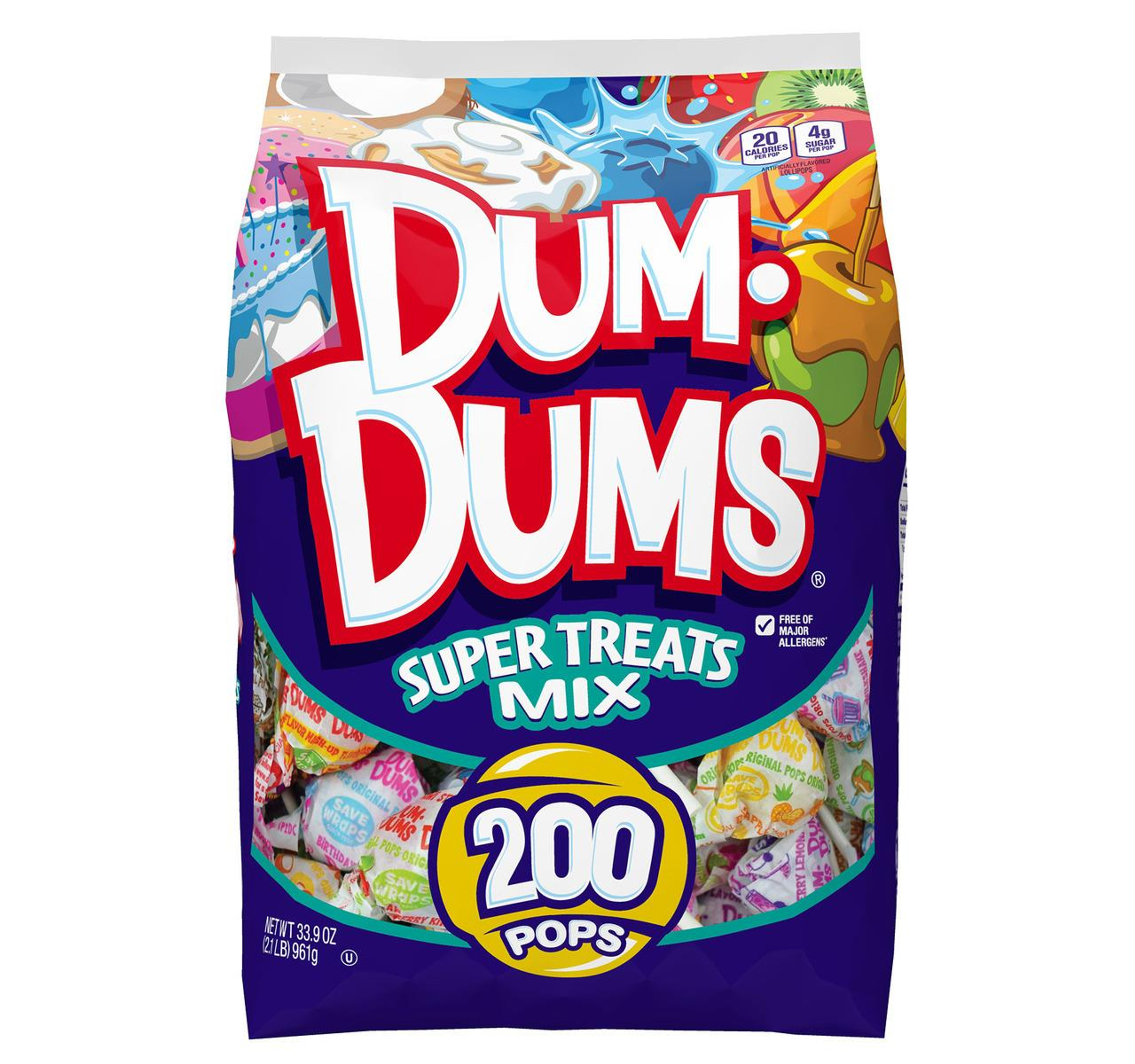 Dum Dums Super Treats Mix 6/33.9oz