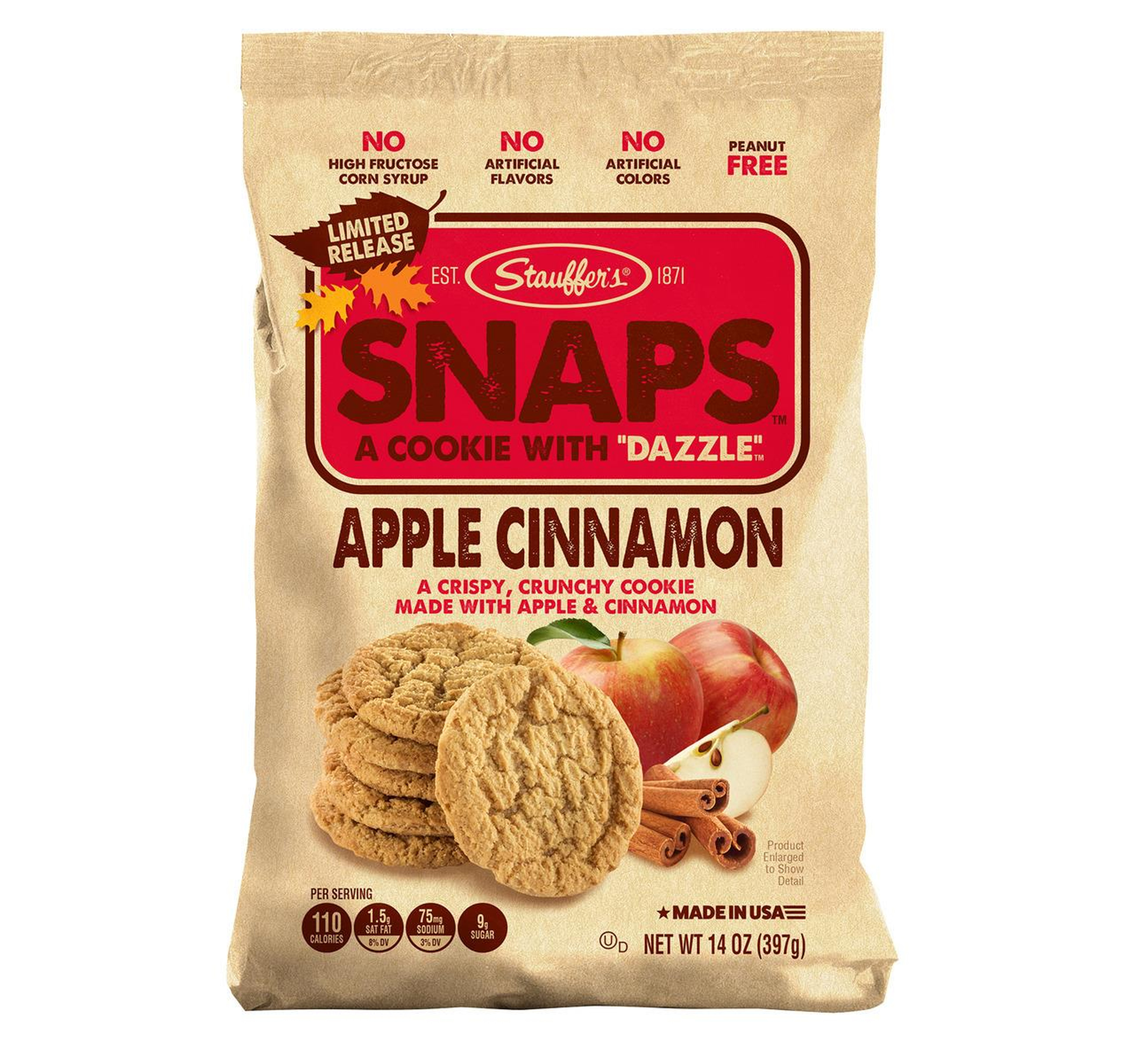 Apple Cinnamon Snaps 12/14oz