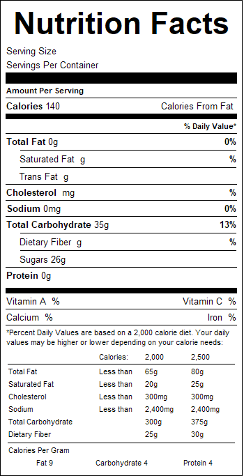 nutrition