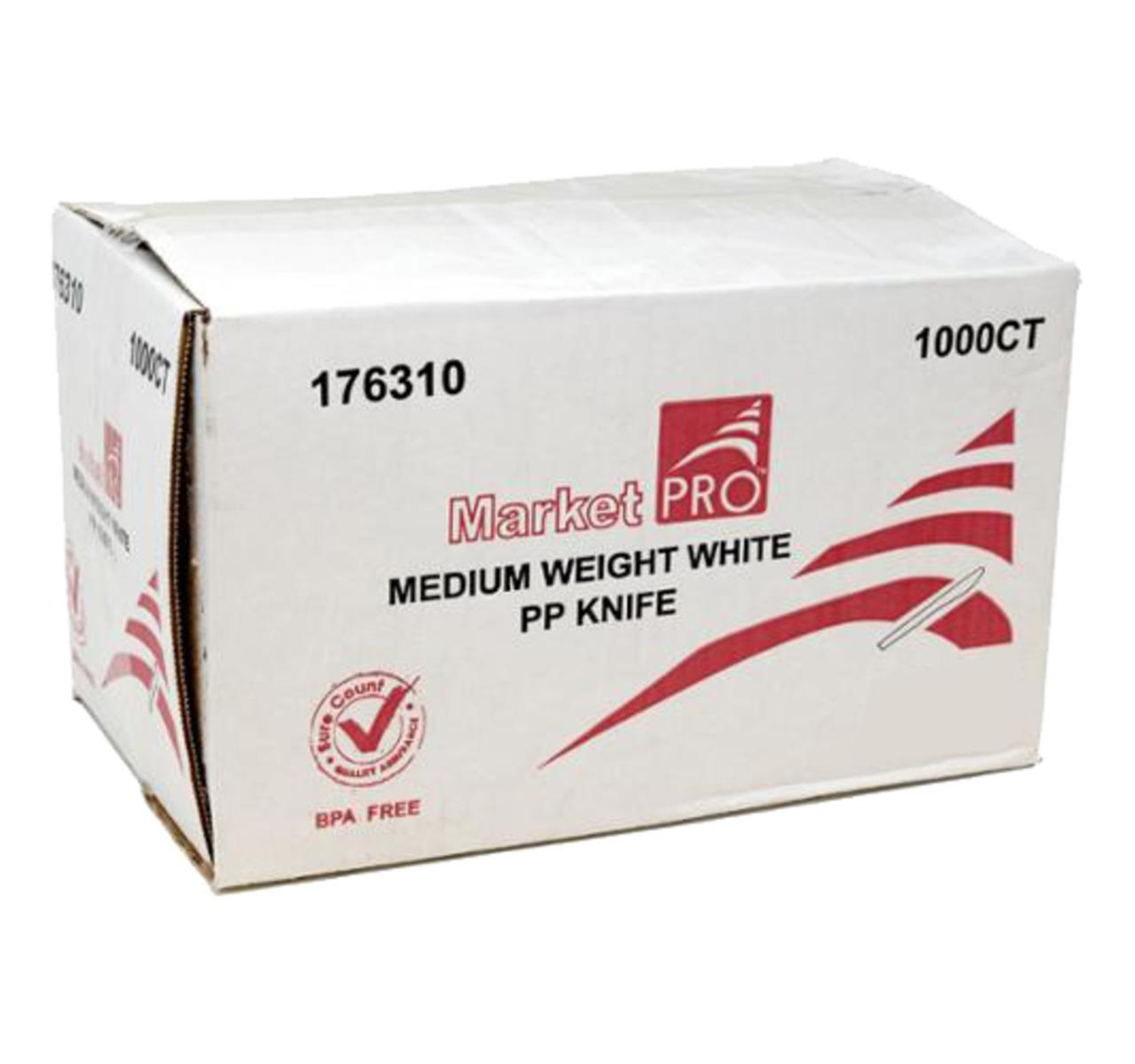 Medium Weight White Knives 1000ct
