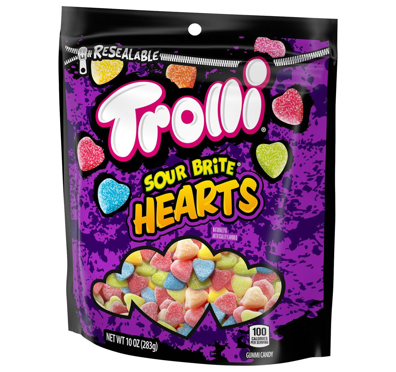 Trolli Sour Brite Hearts 12/10oz