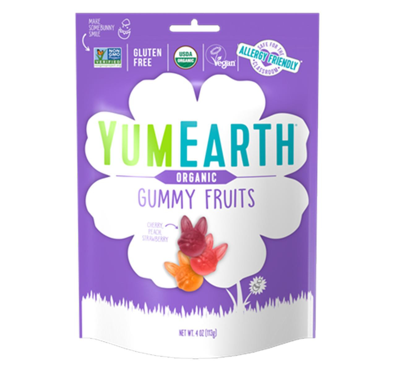 Organic Gummy Fruits 6/4oz