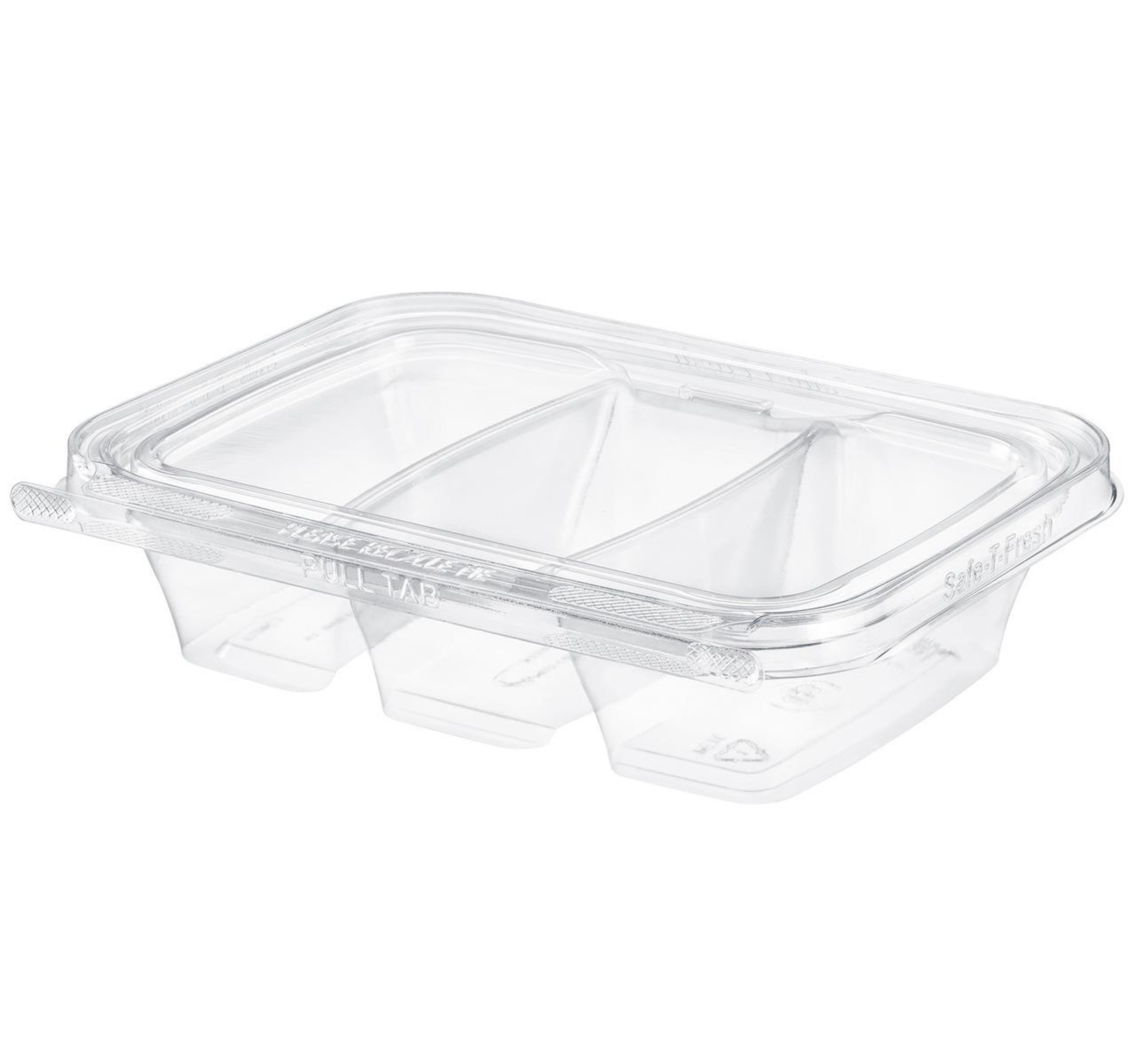 16oz 3-Compartment Clamshell 192ct