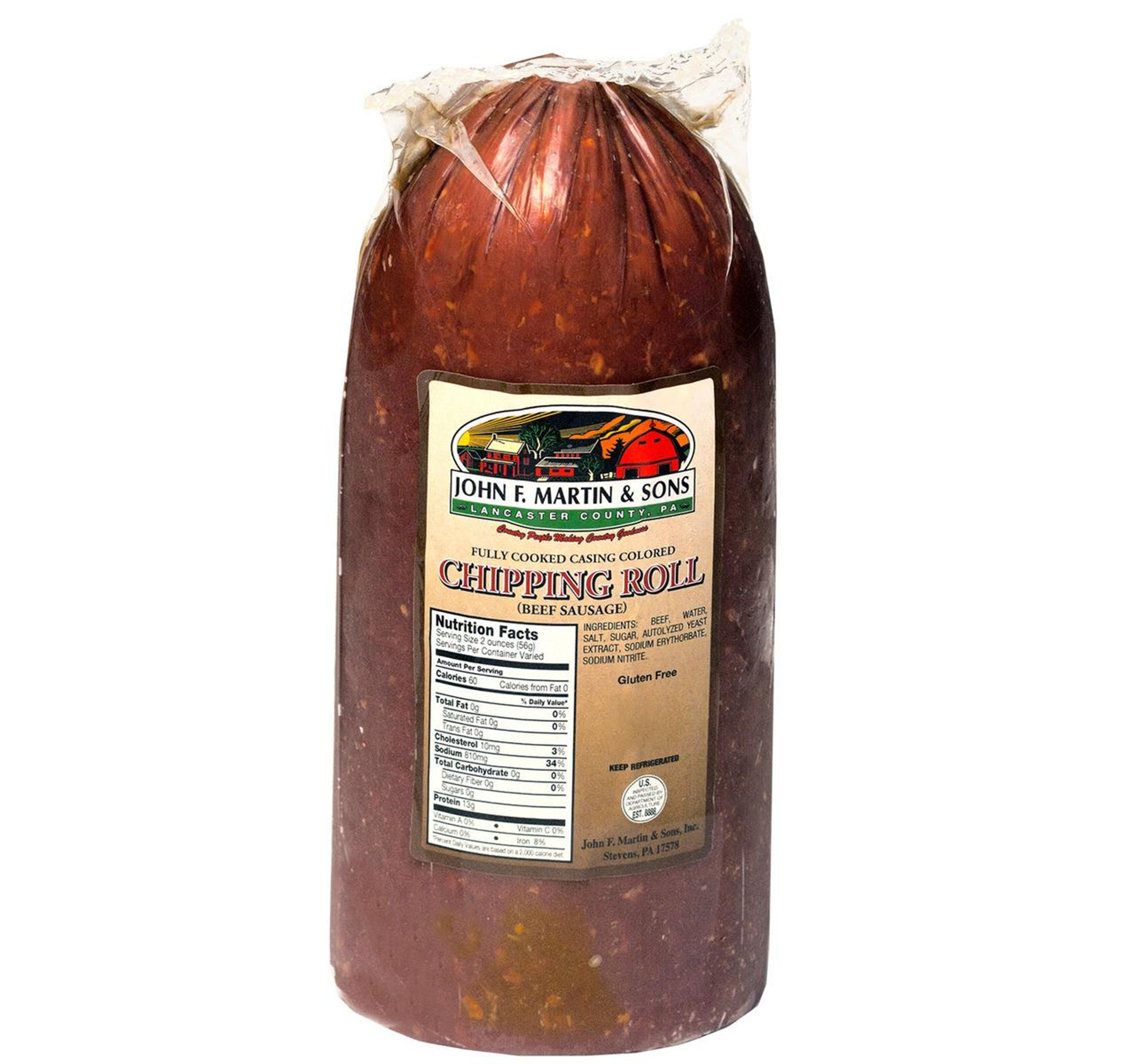 Chipping Roll (Beef Sausage) 5lb