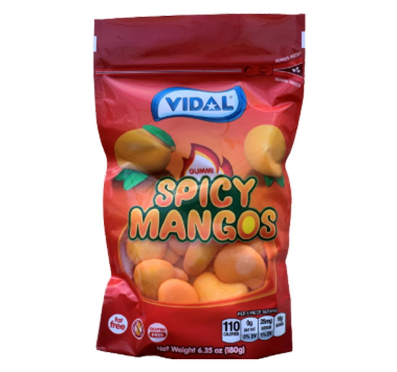 Gummi Spicy Mangos 6/6.35oz