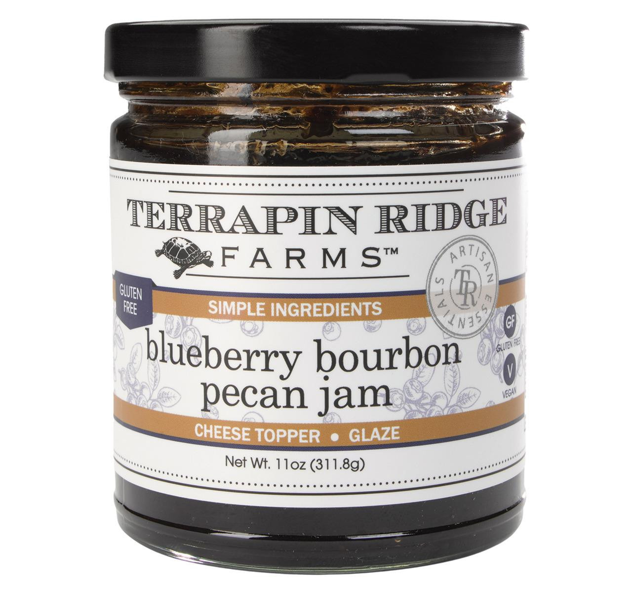 Blueberry Bourbon Pecan Jam 6/11oz