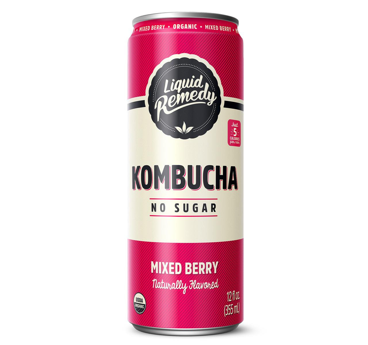Mixed Berry Kombucha 12/12oz