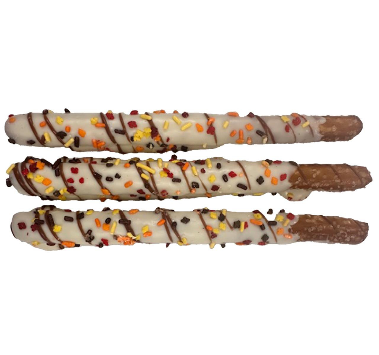 White Chocolatey Covered Pretzel Rods 24/3ct