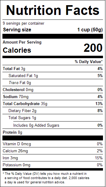 nutrition